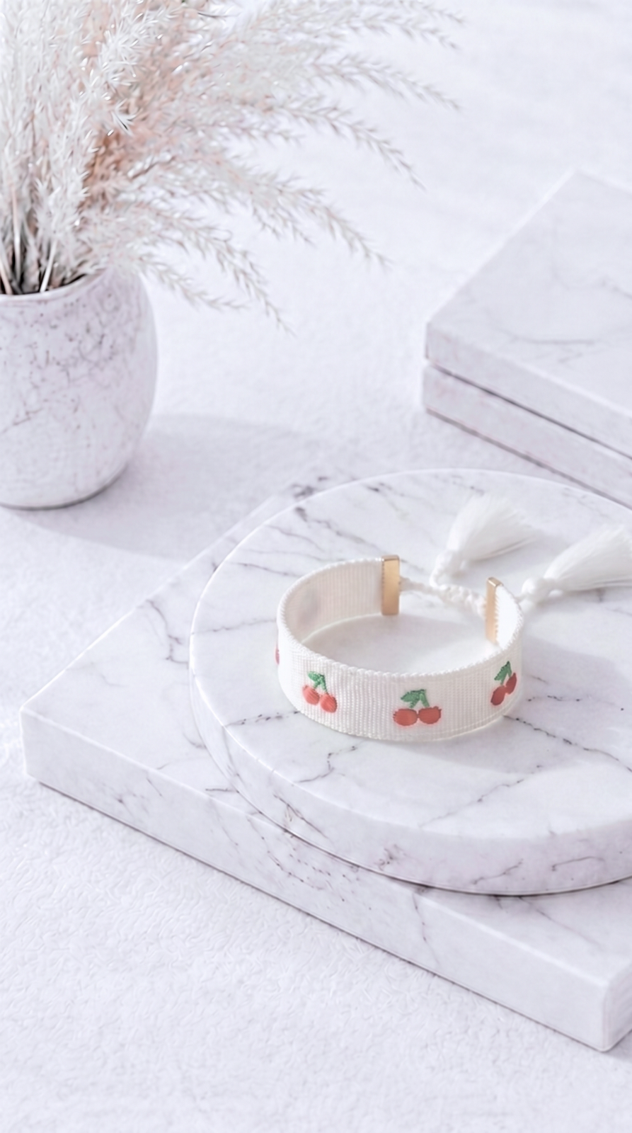 Armband Summer Cherry *Weiß*