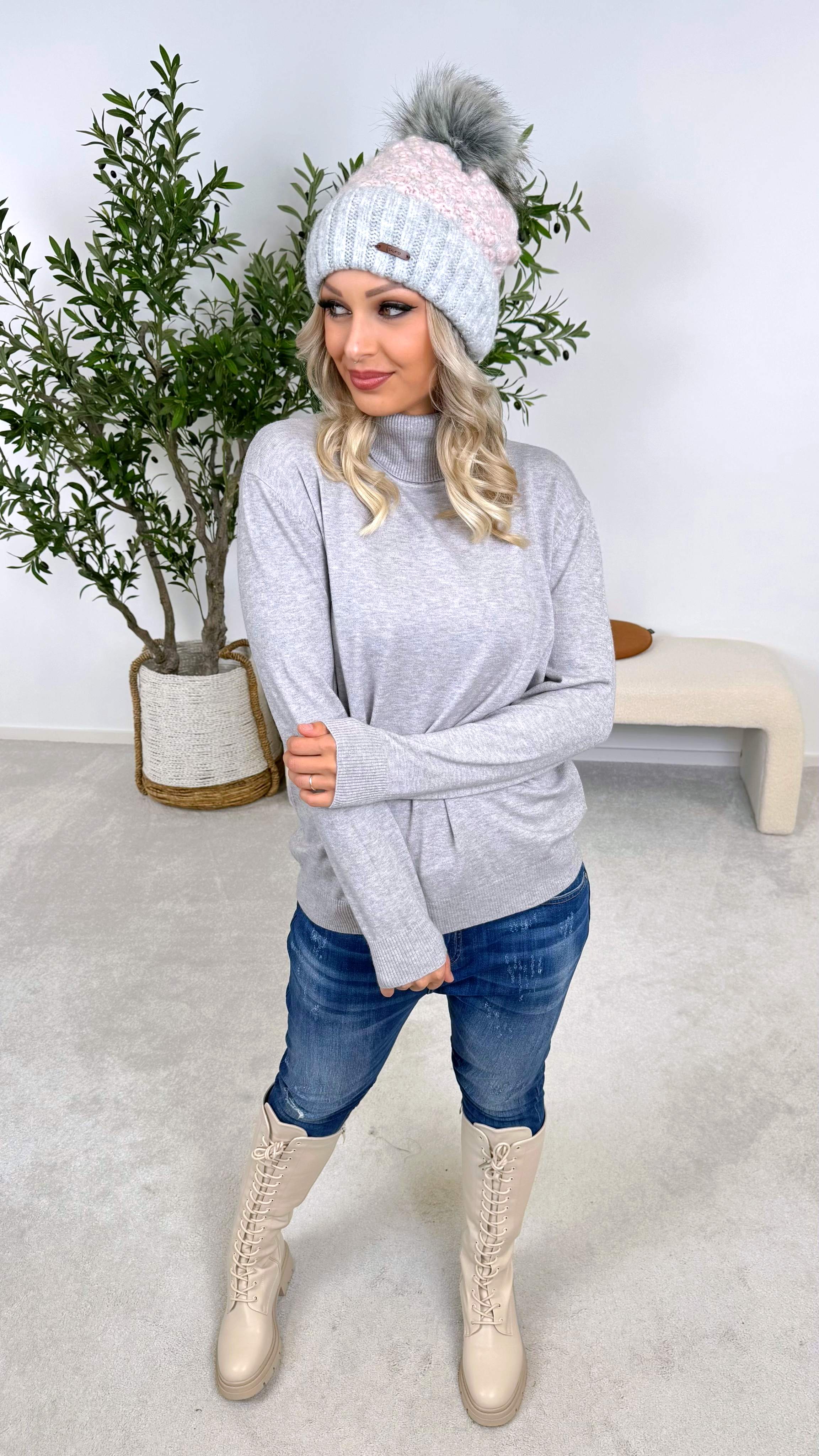 Rollkragenpullover Skin Kiss (12 Farben)