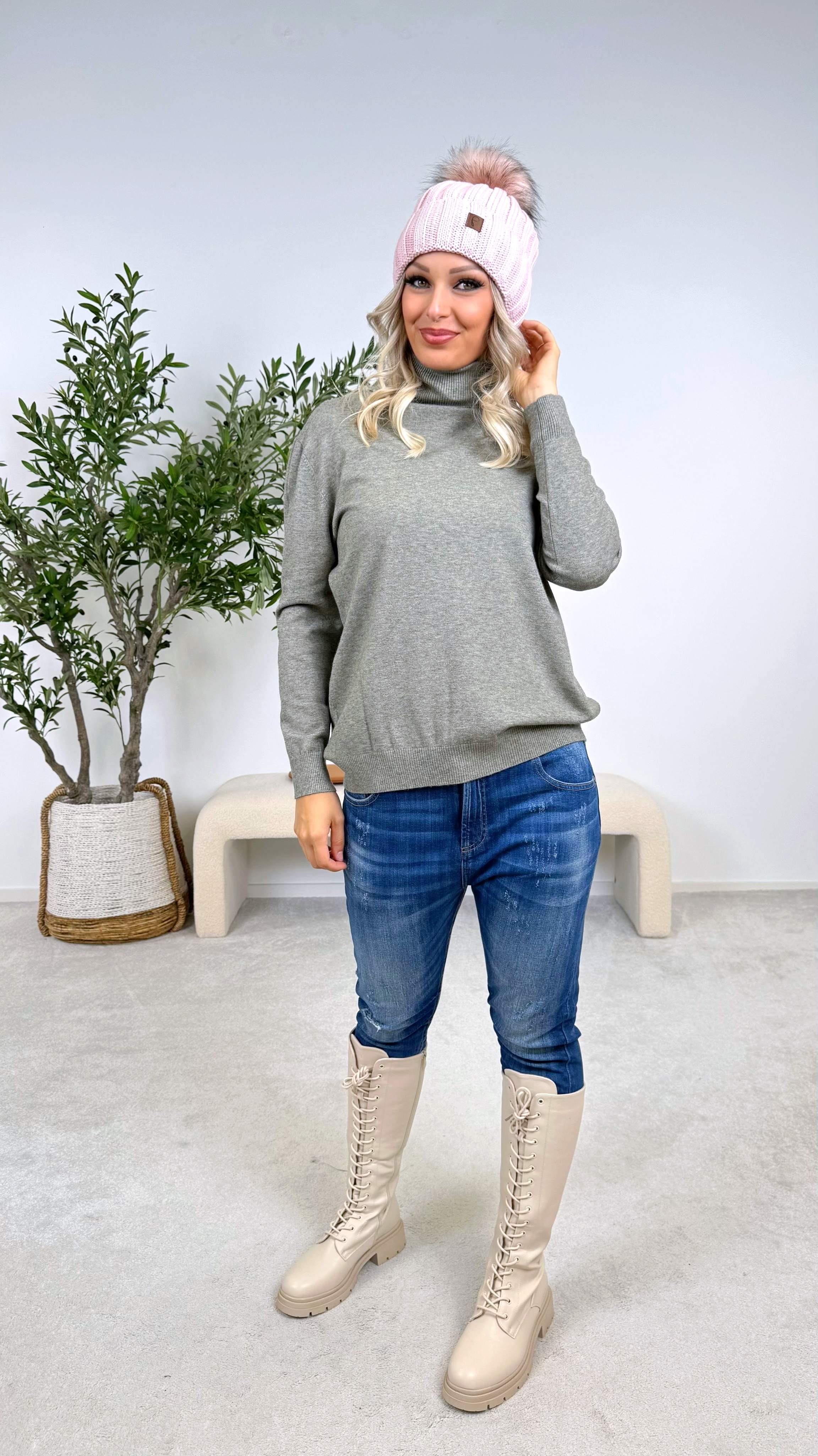 Rollkragenpullover Skin Kiss (12 Farben)