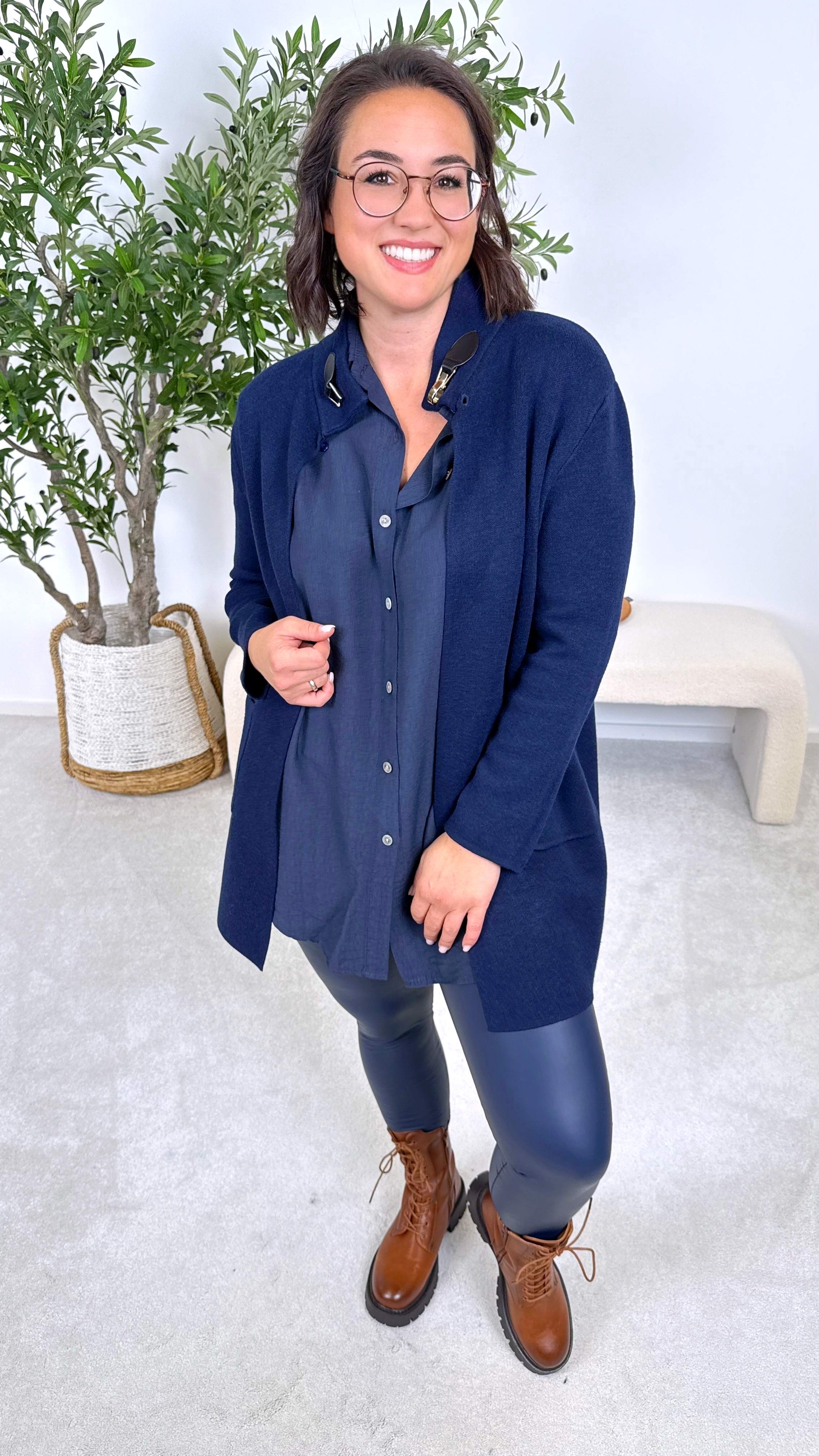 Strickjacke Royal Drape (7 Farben)