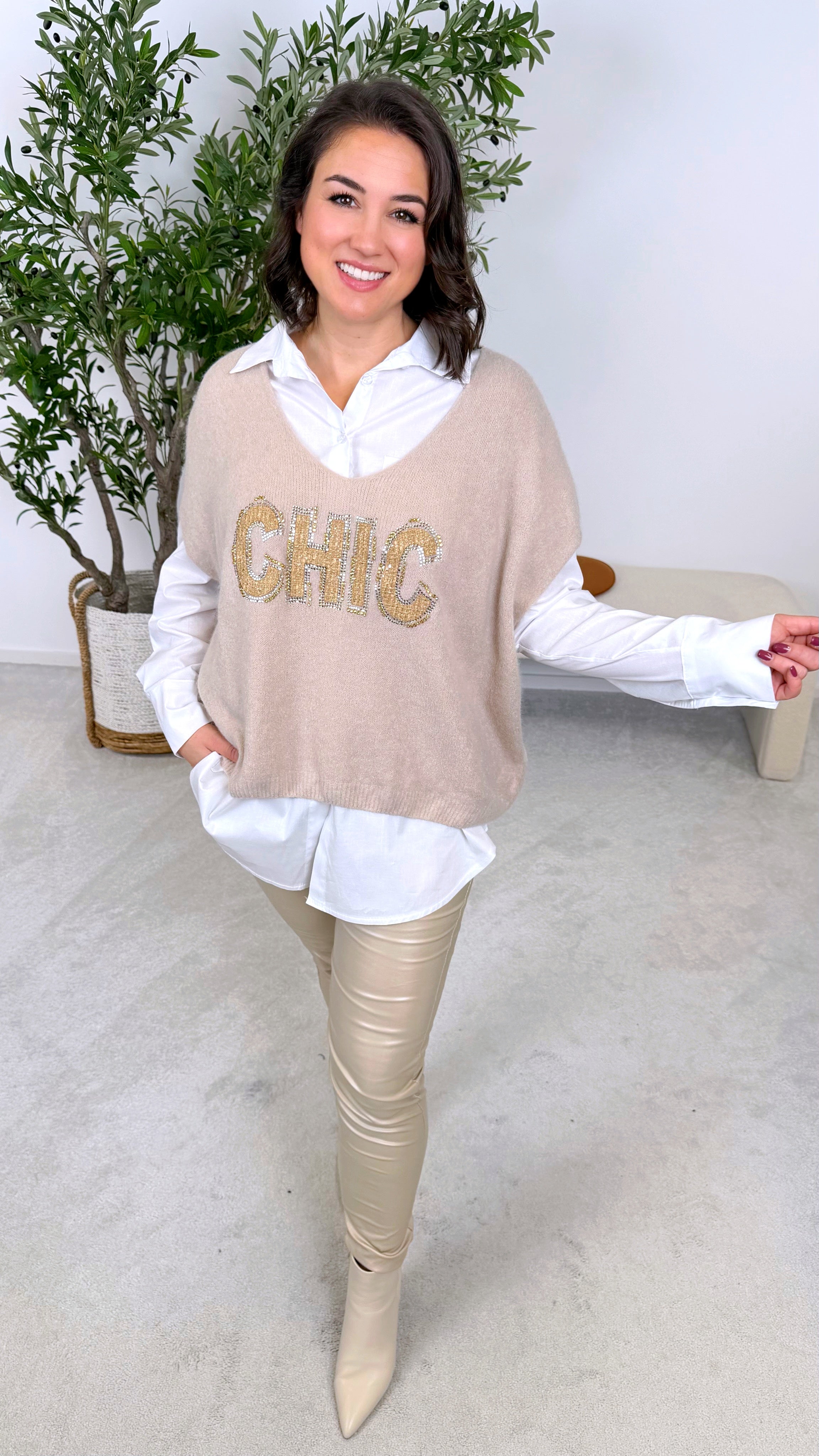 Pullunder Pure Chic *Taupe*