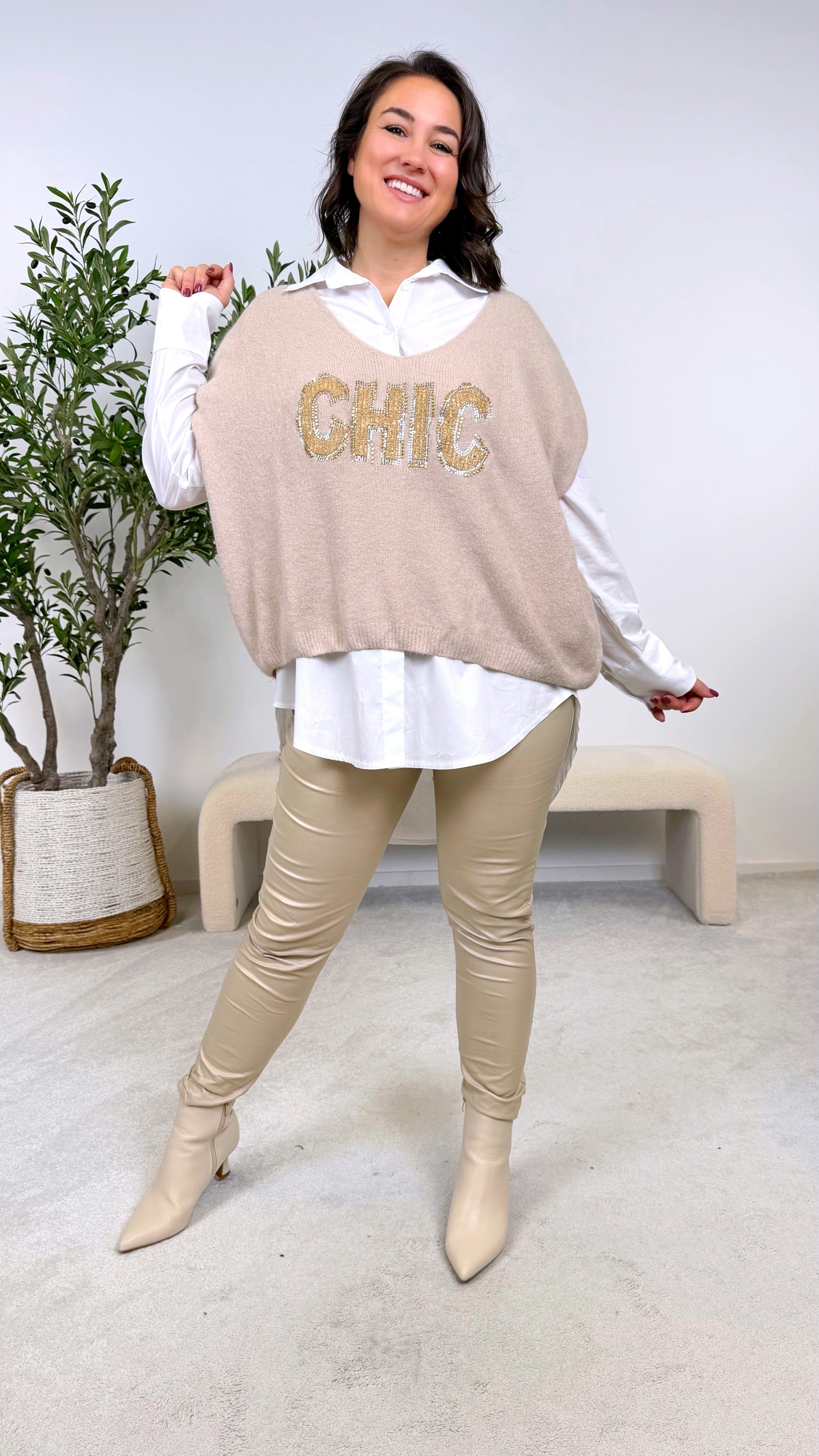 Pullunder Pure Chic *Taupe*