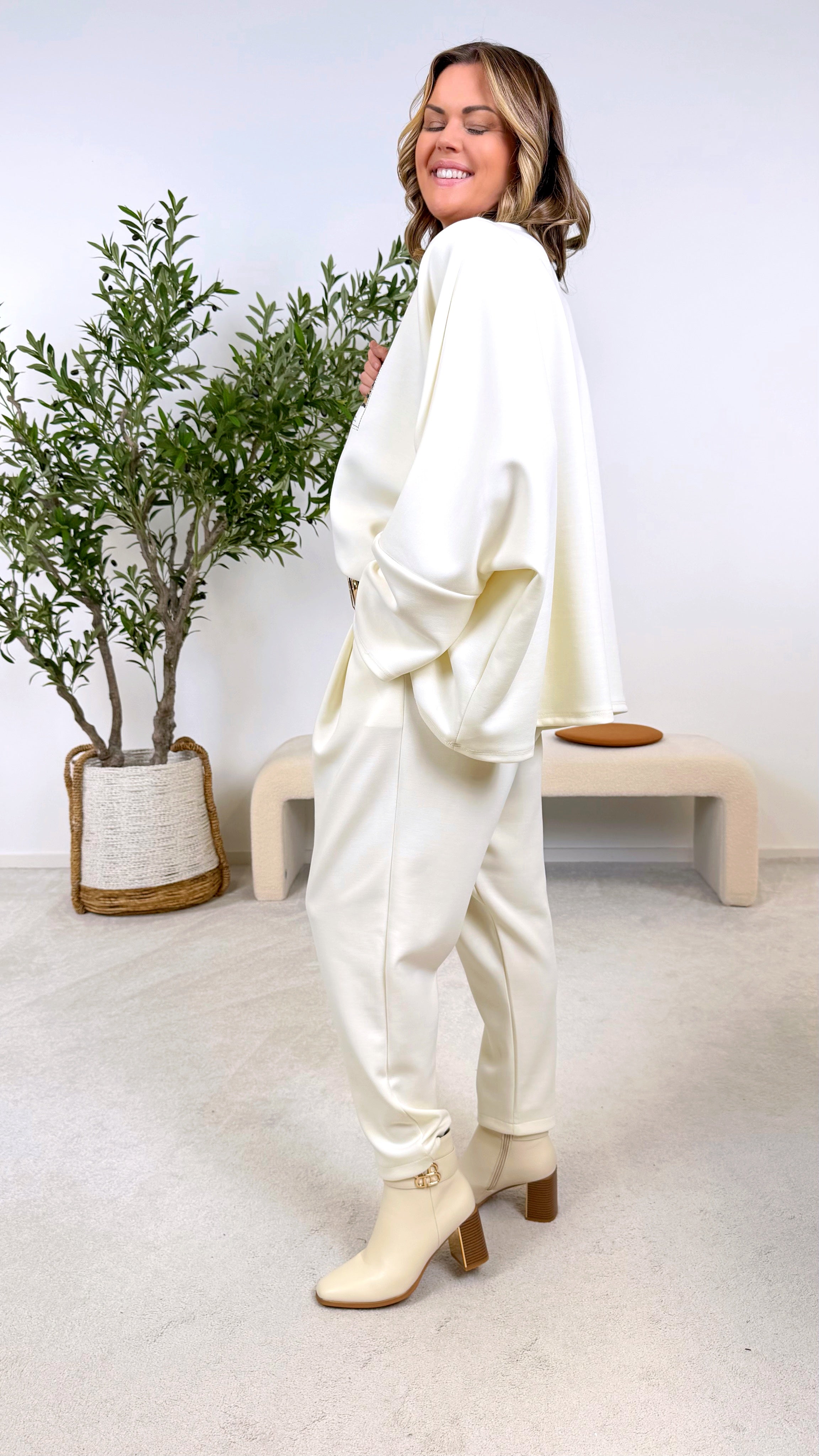 Hose Jade Fit *Creme*