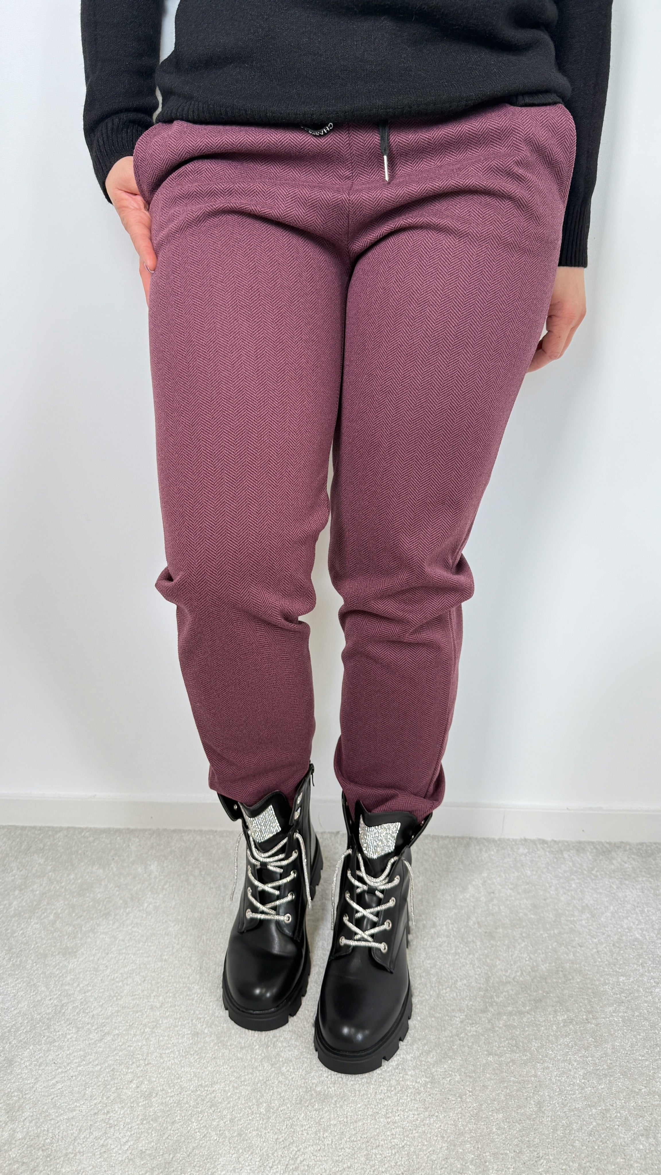 Hose Mara Tweed *Bordaux*