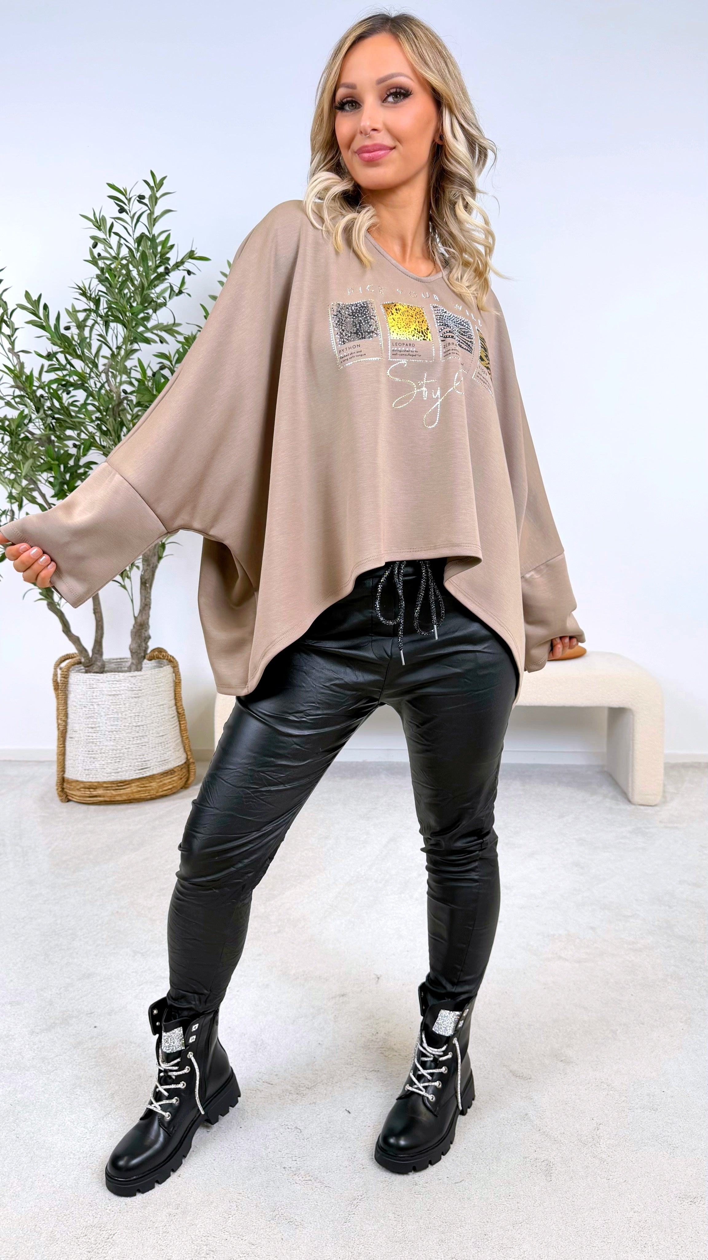 Sweatshirt Pick Your Wild Style *Cappuccino*