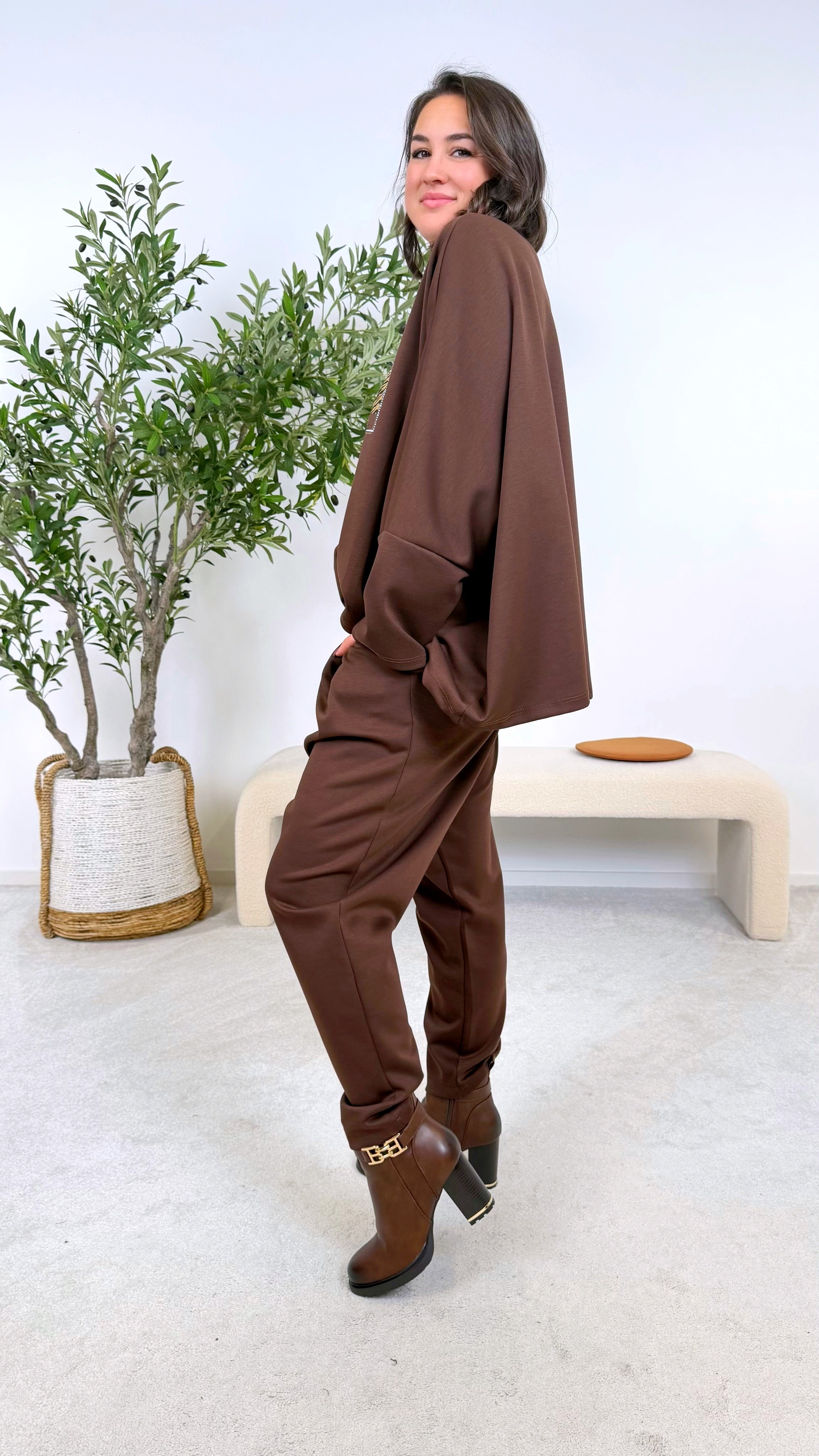 Sweatshirt Pick Your Wild Style *Schoko*