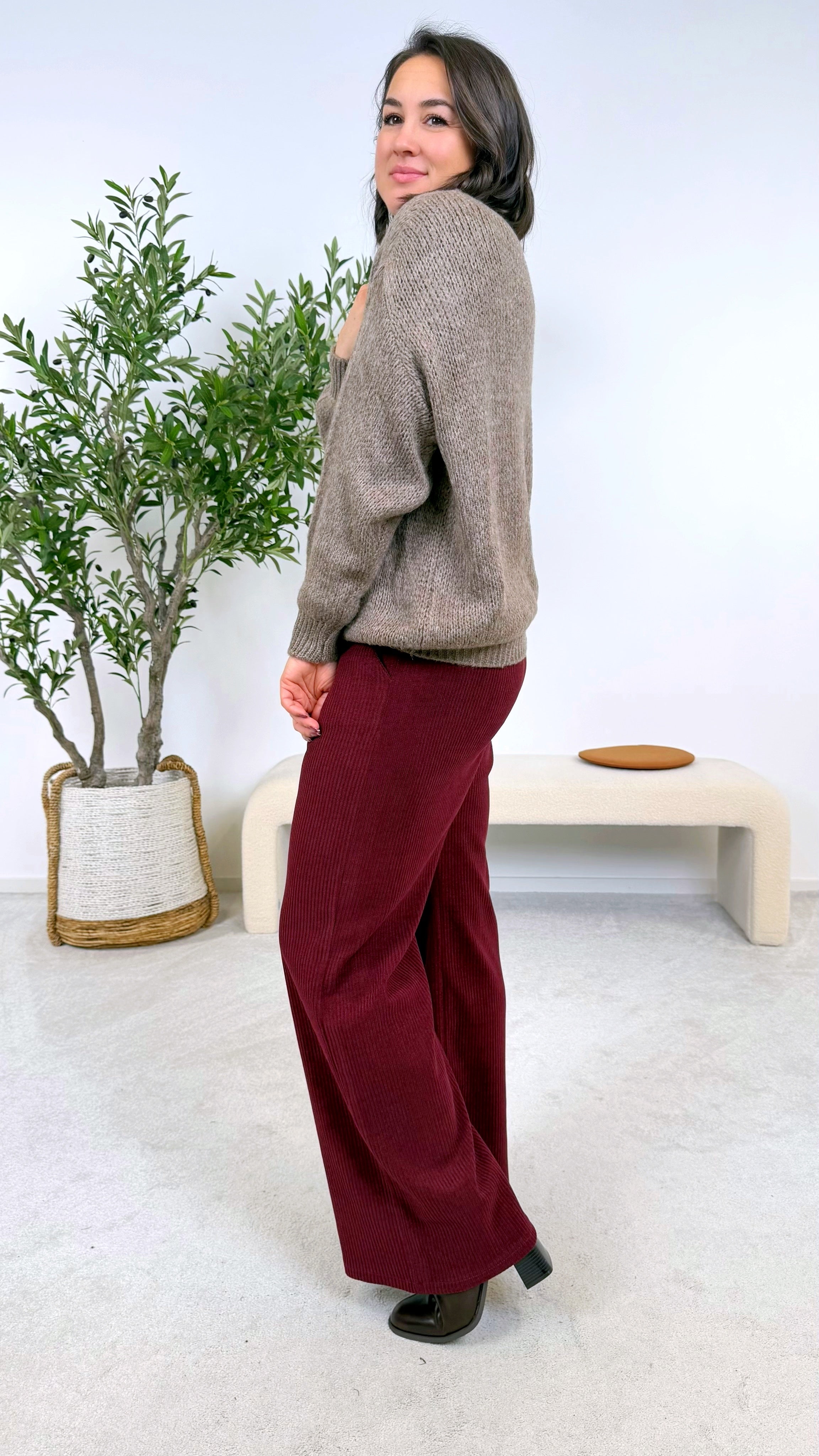 Strickjacke Sienna *Taupe*