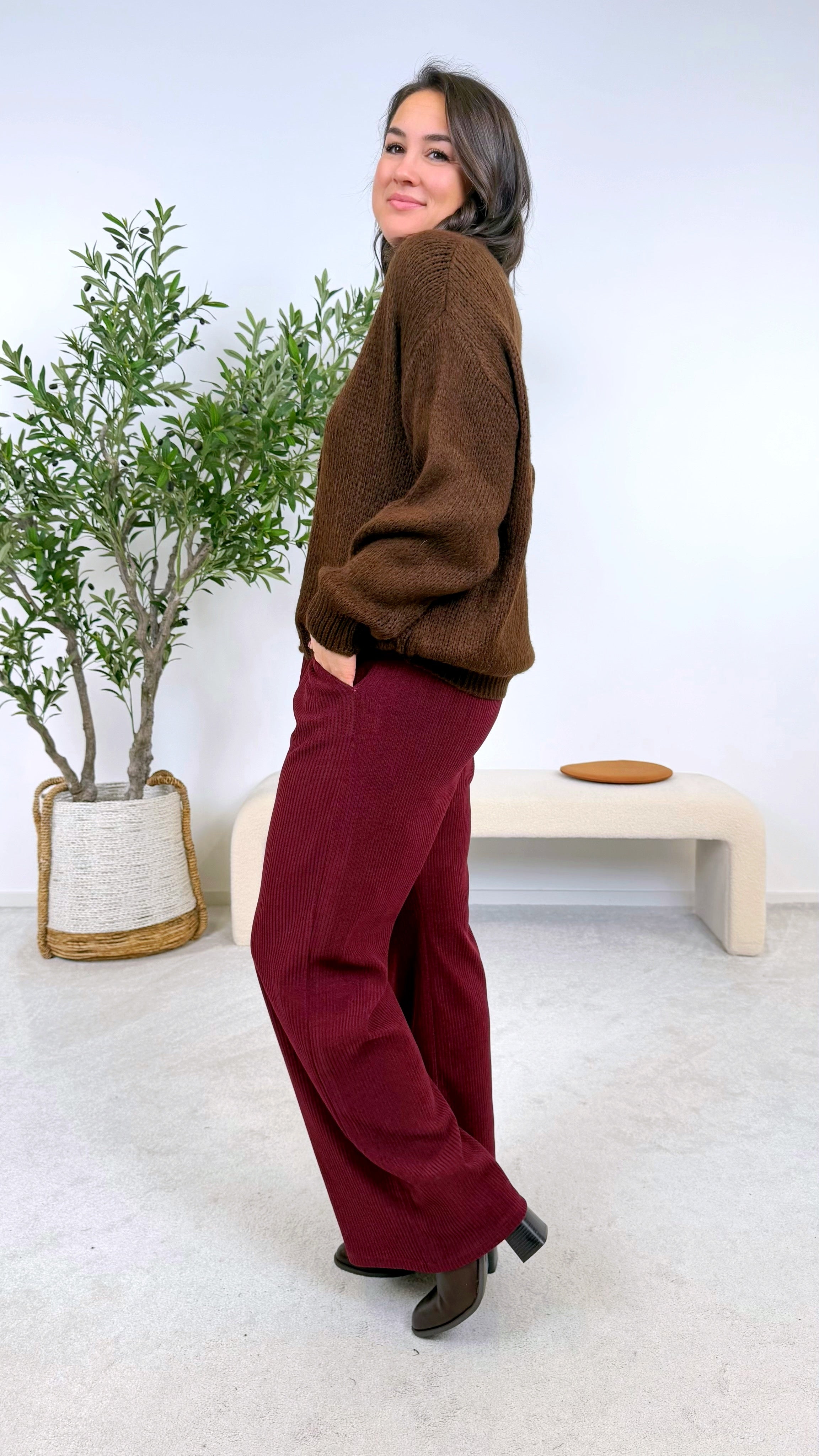 Strickjacke Sienna *Schoko*