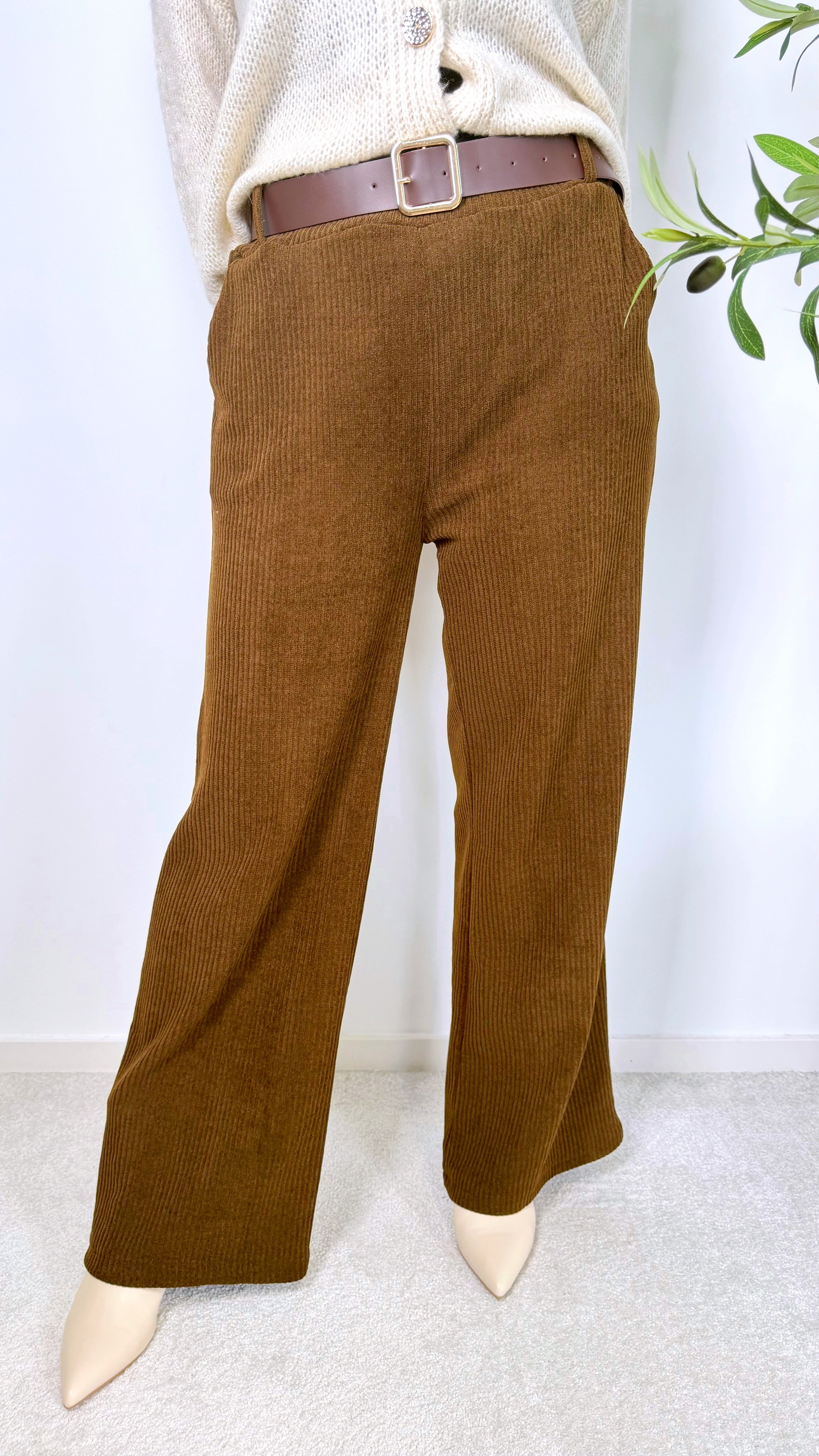 Weite Hose Classy Cord *Schoko*