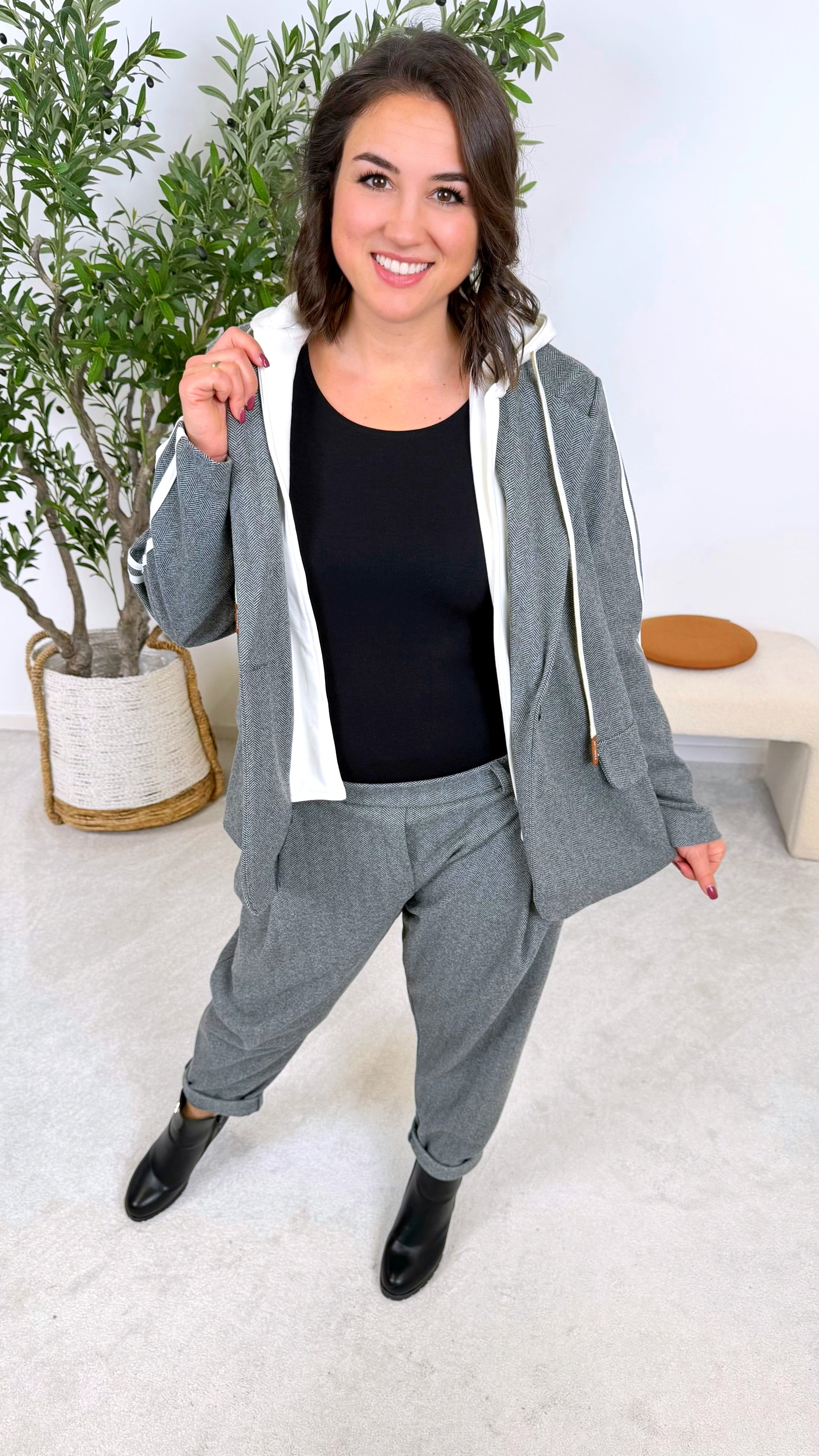 Blazer Glam Boss *Grau*