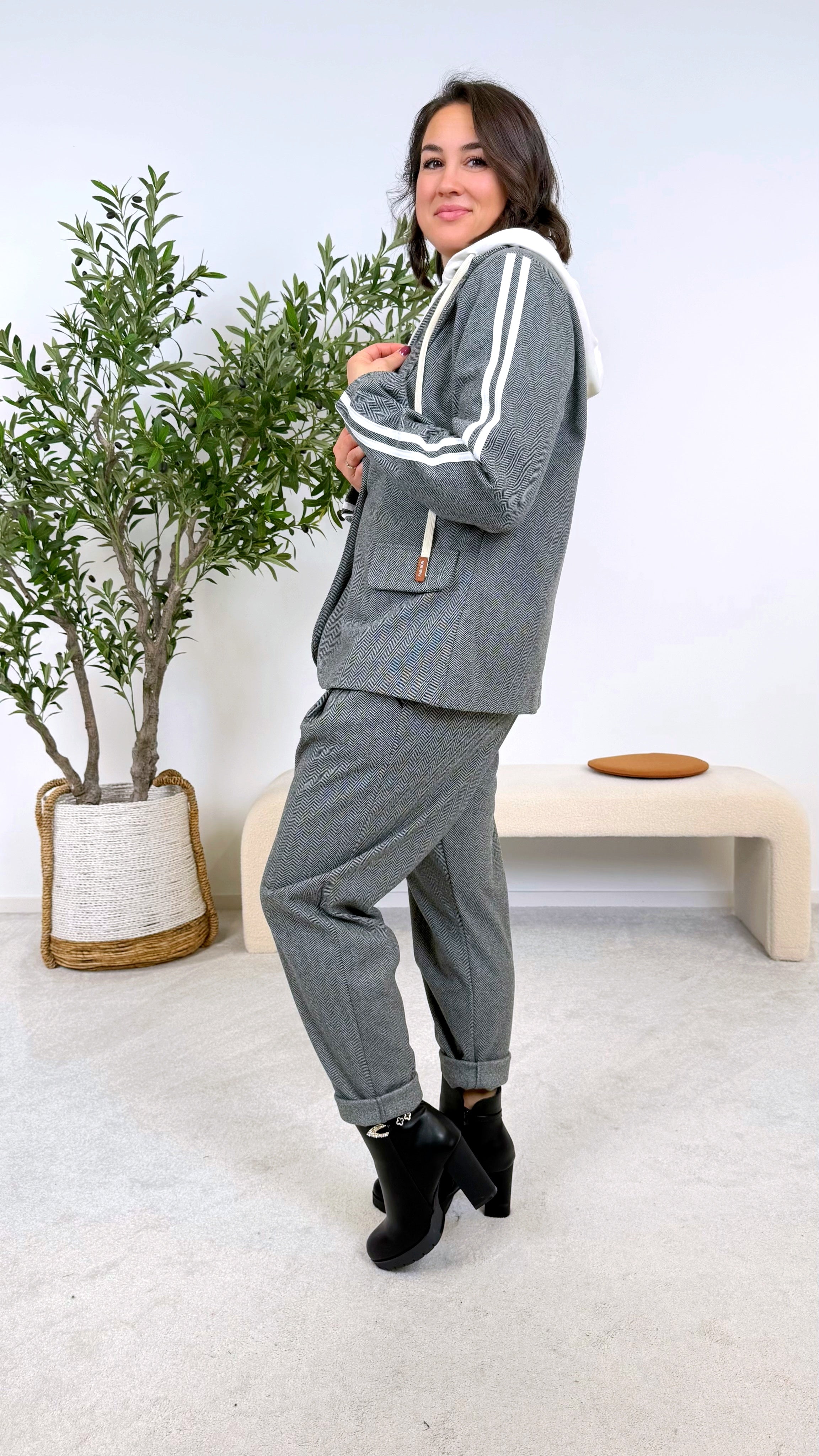 Blazer Glam Boss *Grau*