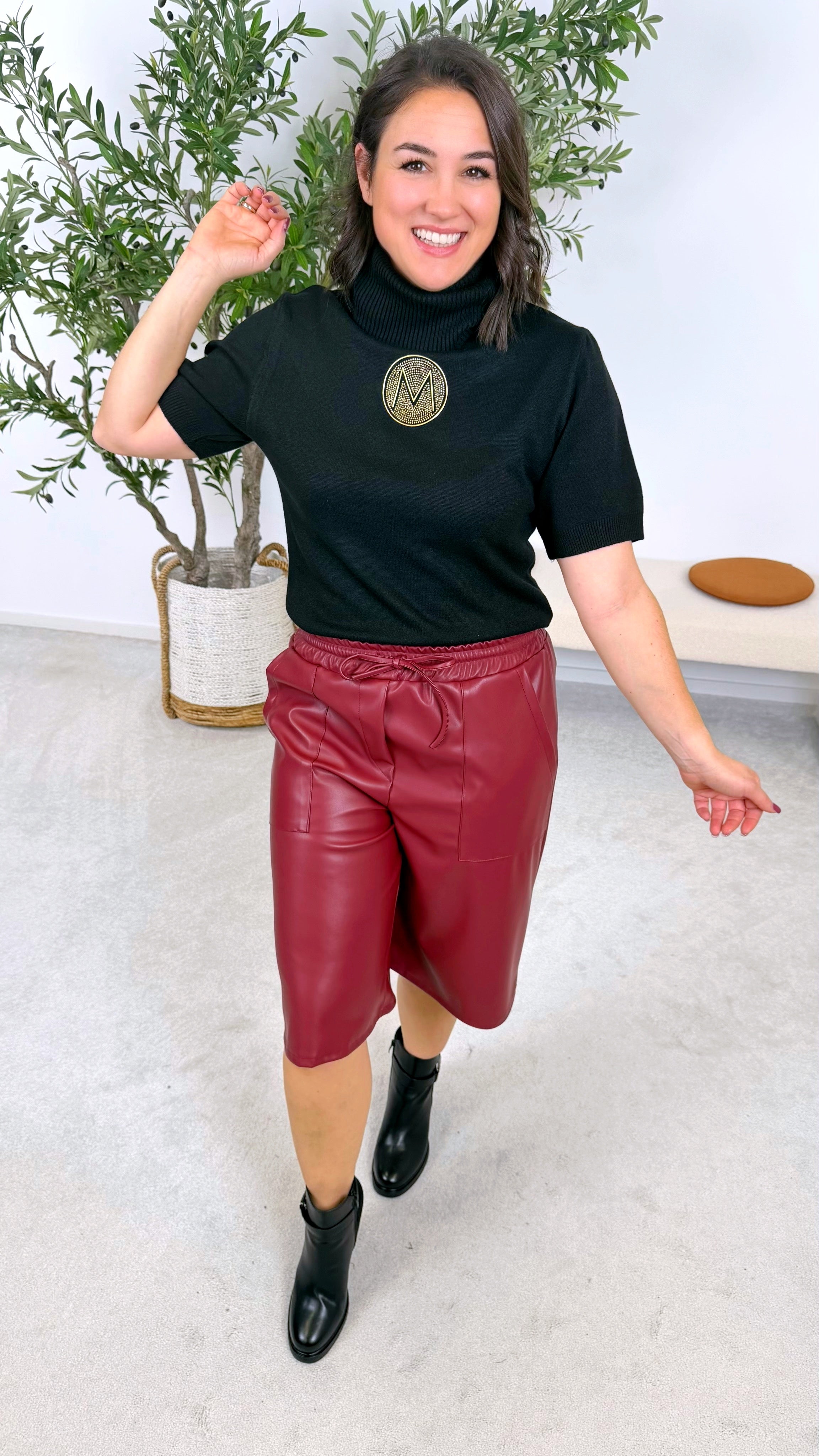 Bermuda Hose Naila Flow *Bordaux*