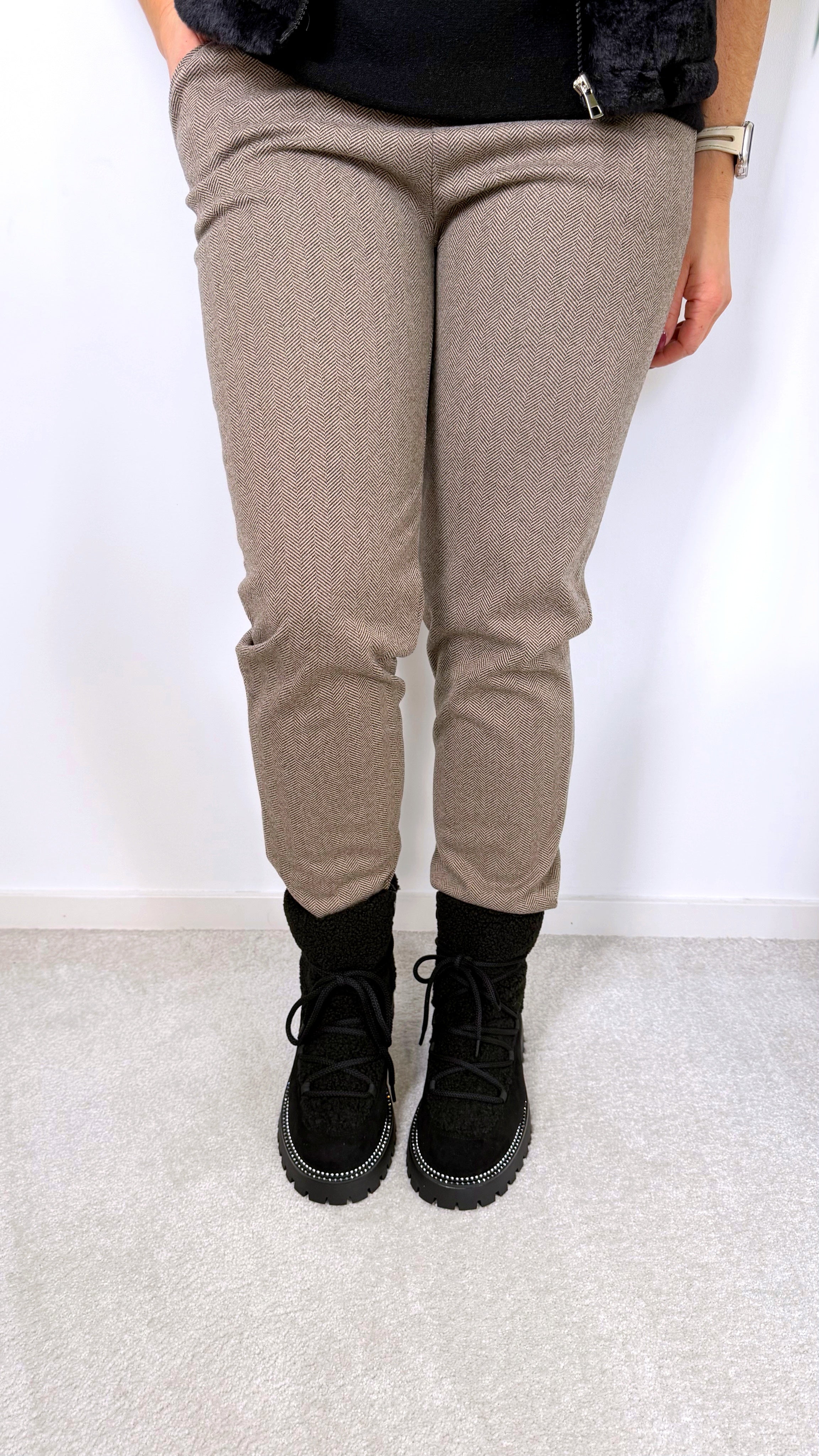 Hose Mara Tweed *Camel*