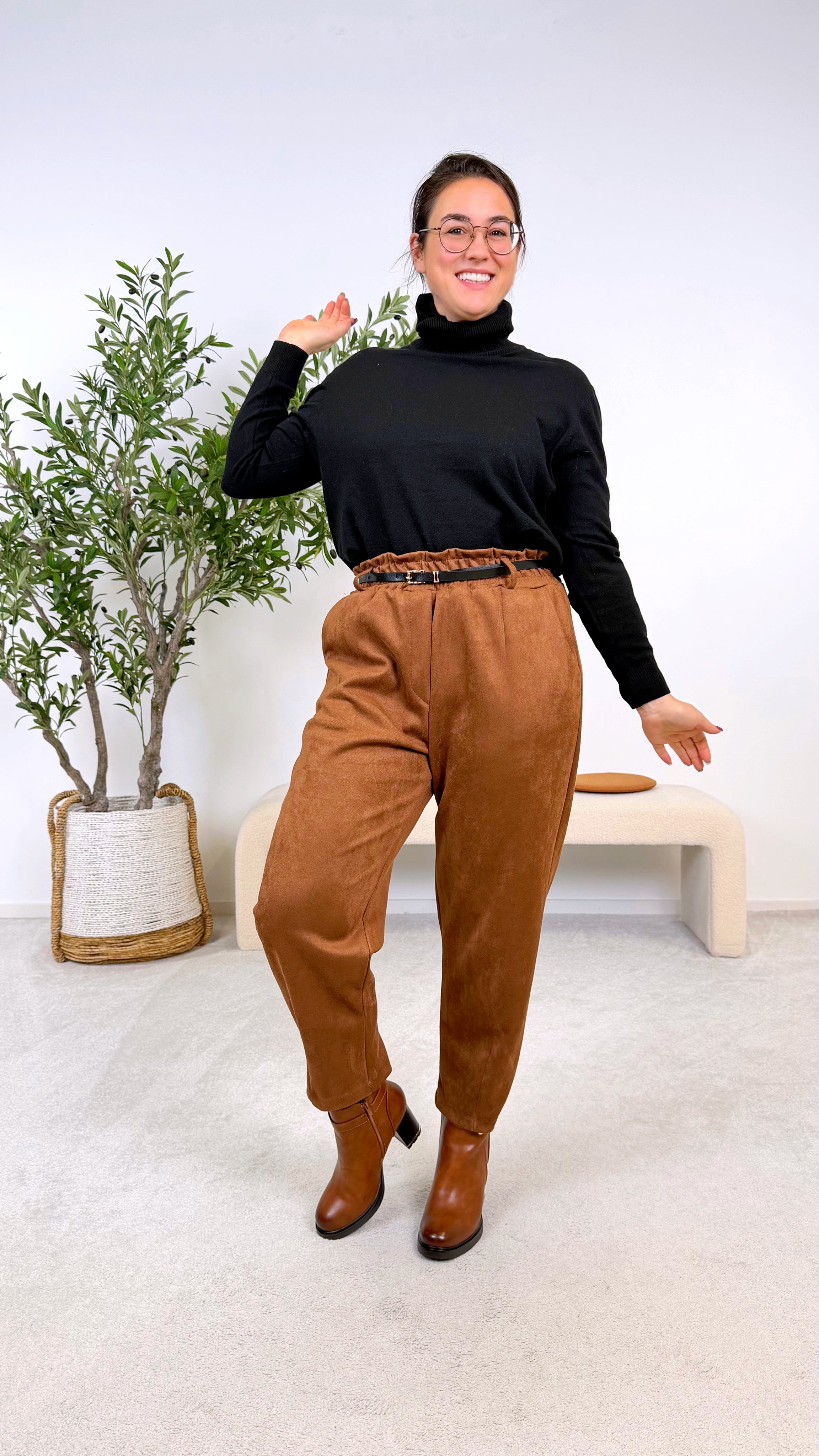 Hose Lara Ease *Camel*