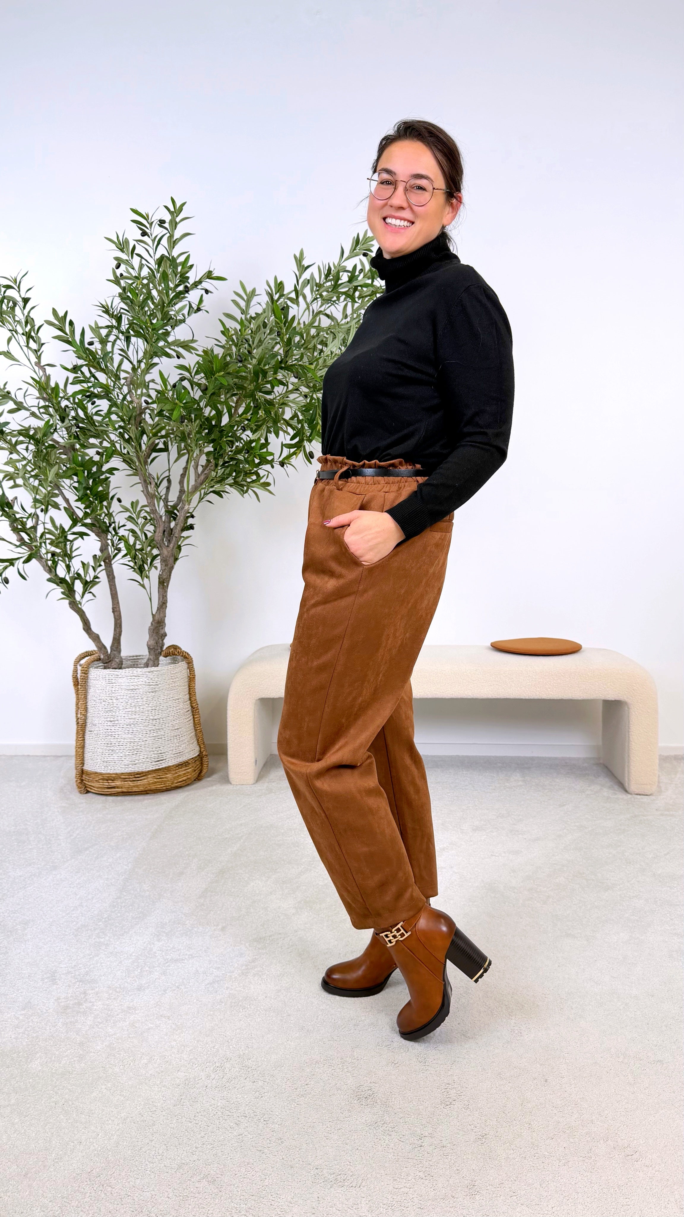 Hose Lara Ease *Camel*