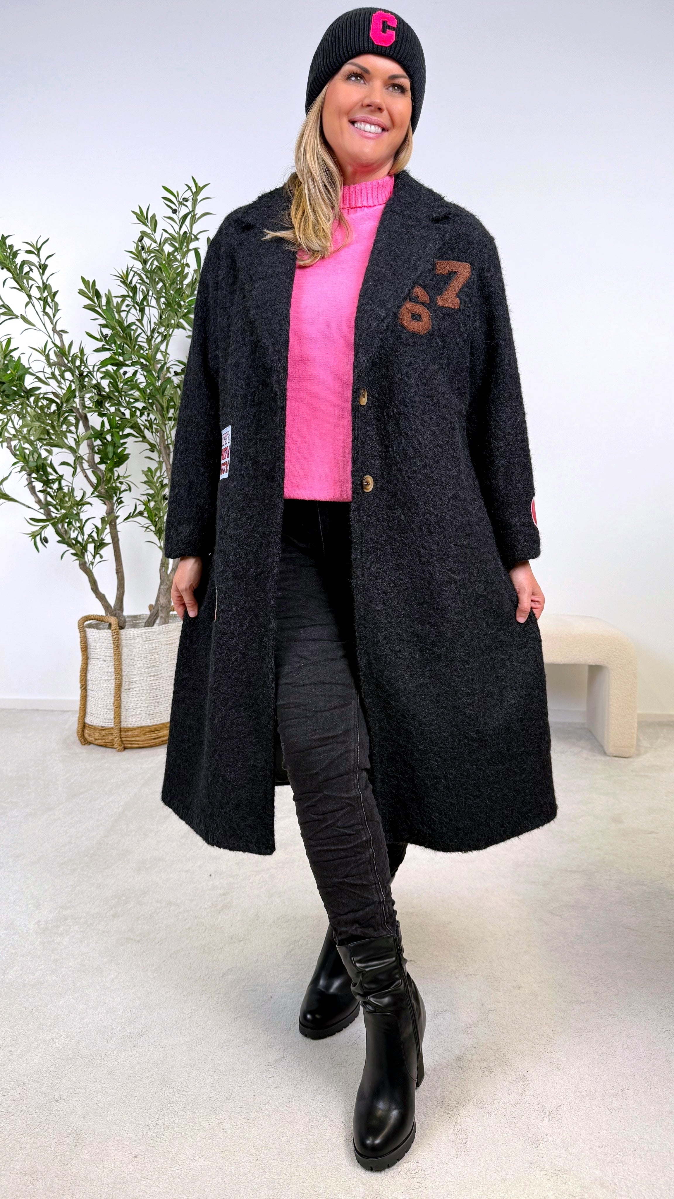 Mantel Urban Cowgirl *Schwarz*