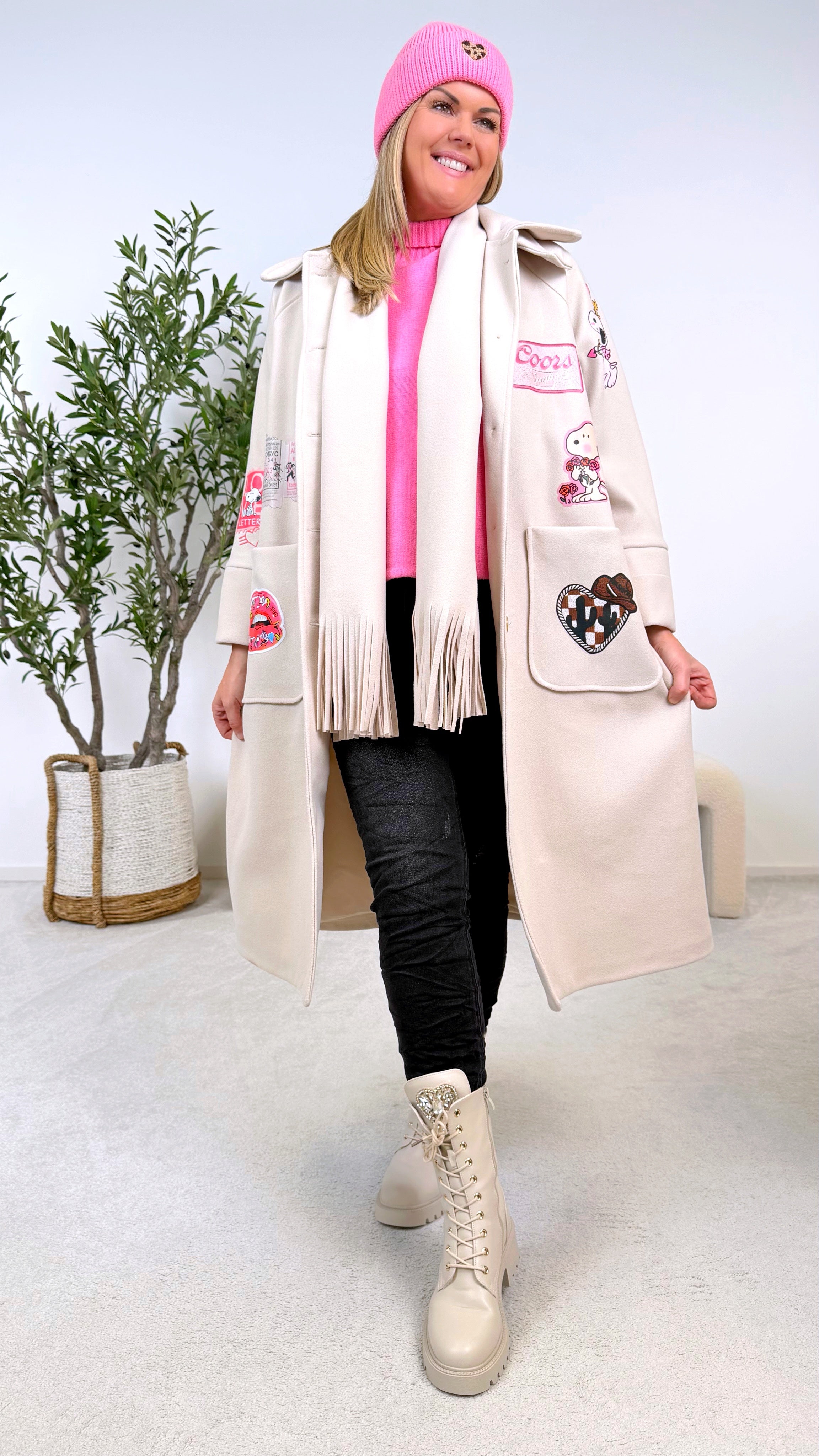 Mantel Cartoon Crush *Beige*