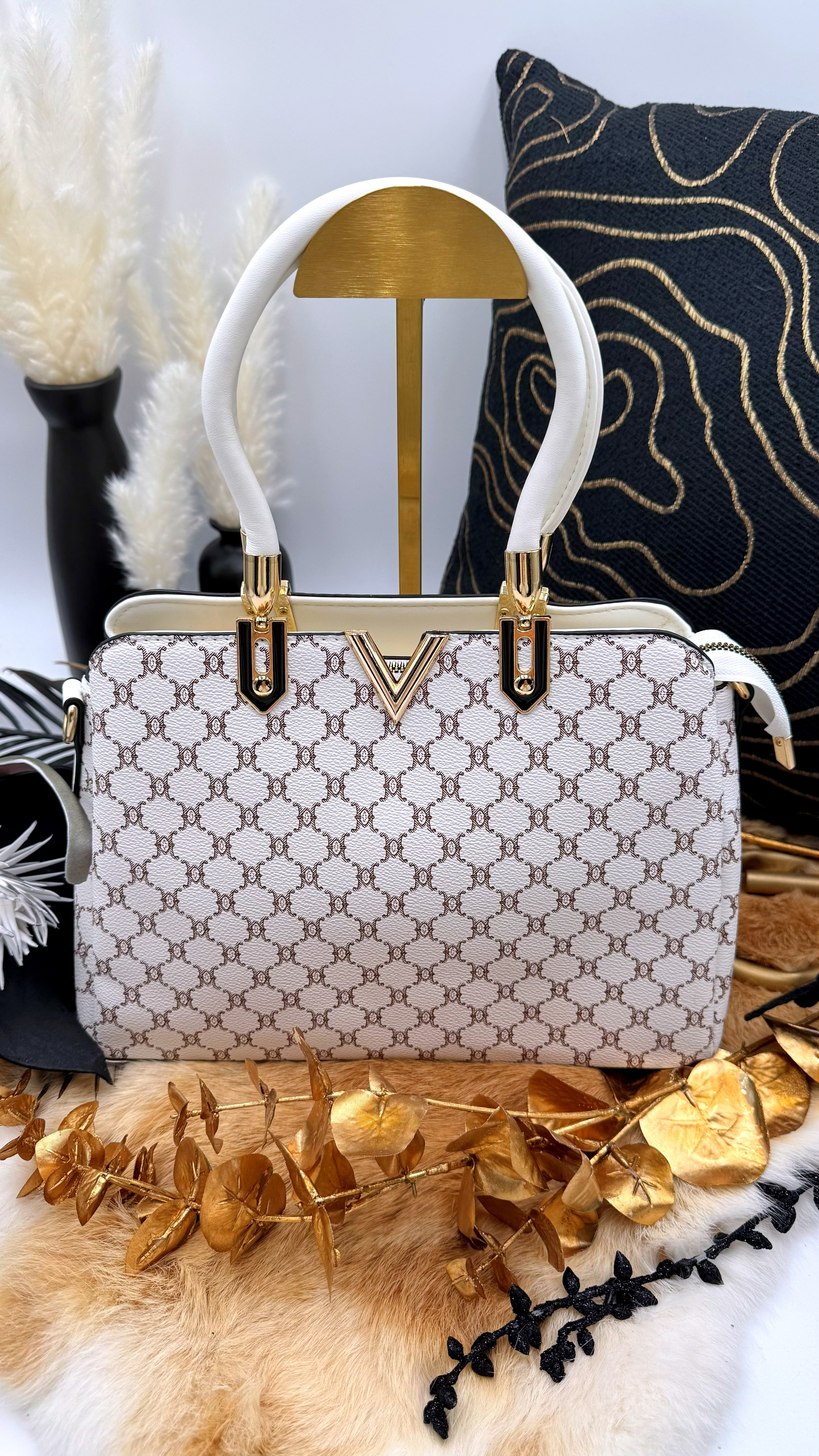 Handtasche Midnight Jewel *Creme*