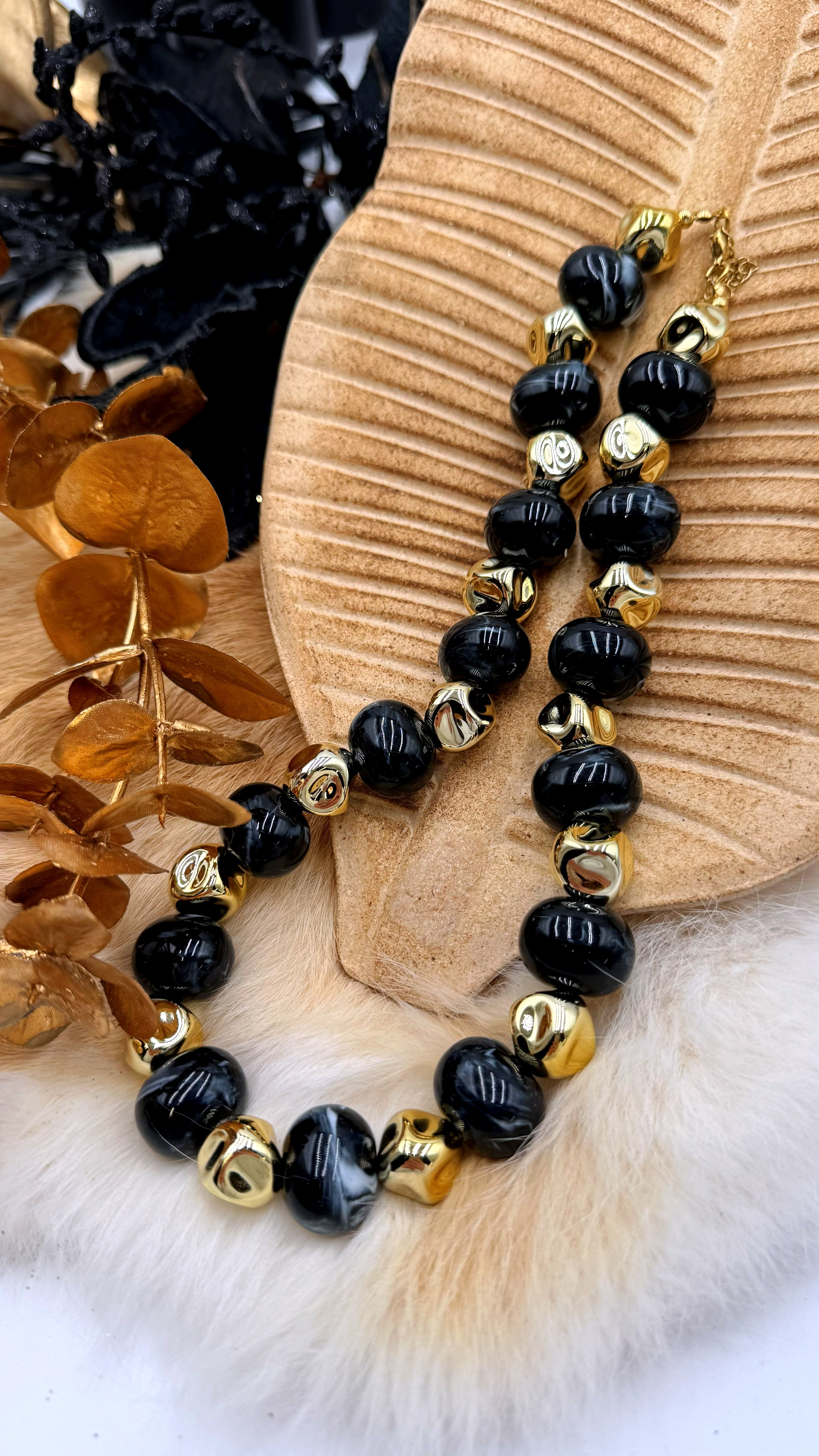 Halskette Opulent Night *Schwarz*