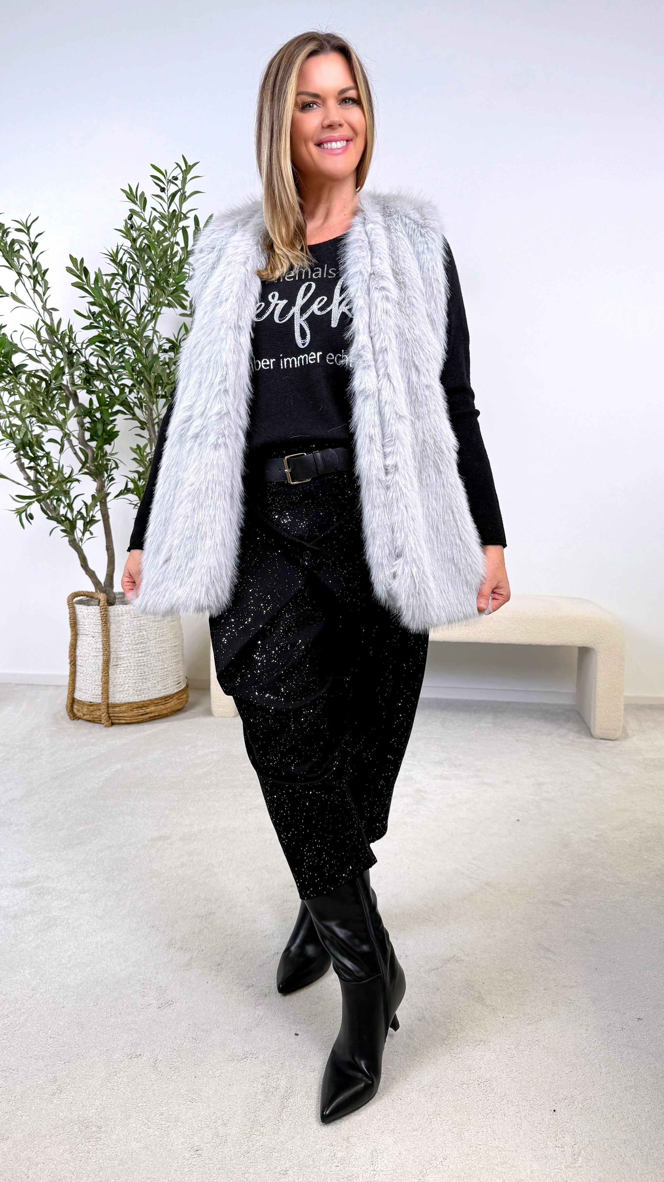 Weste La Femme *Grau*