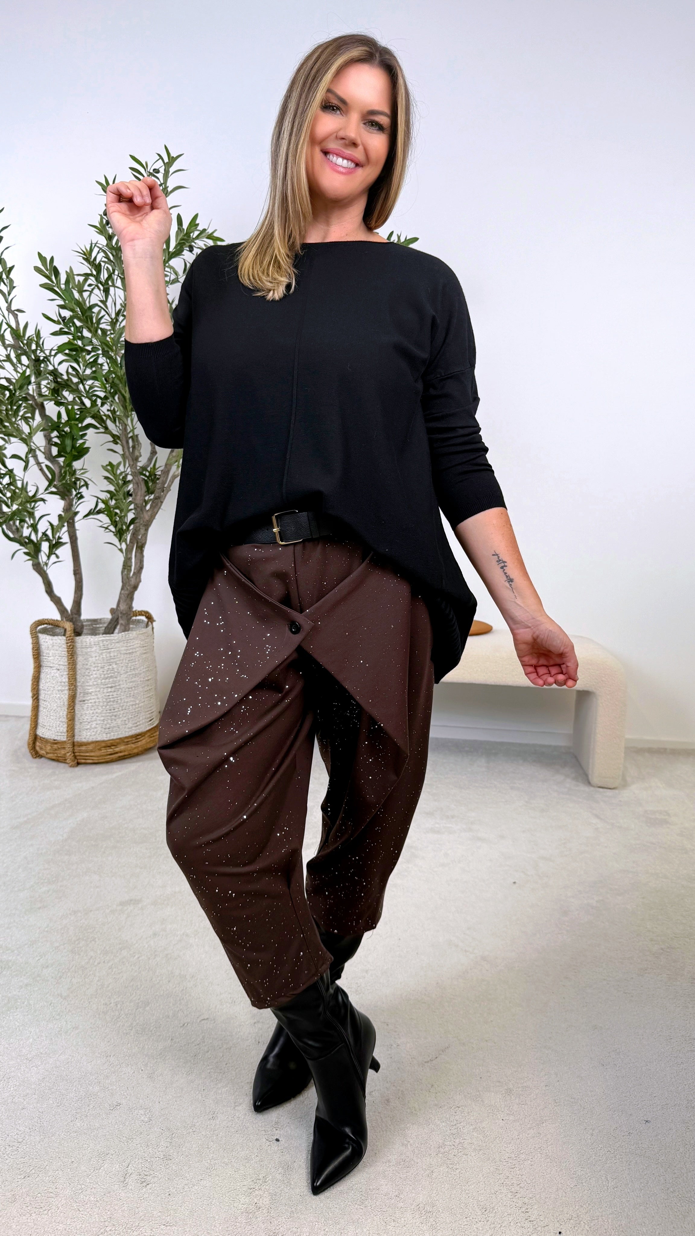 Baggy Hose Power Glow *Schoko*