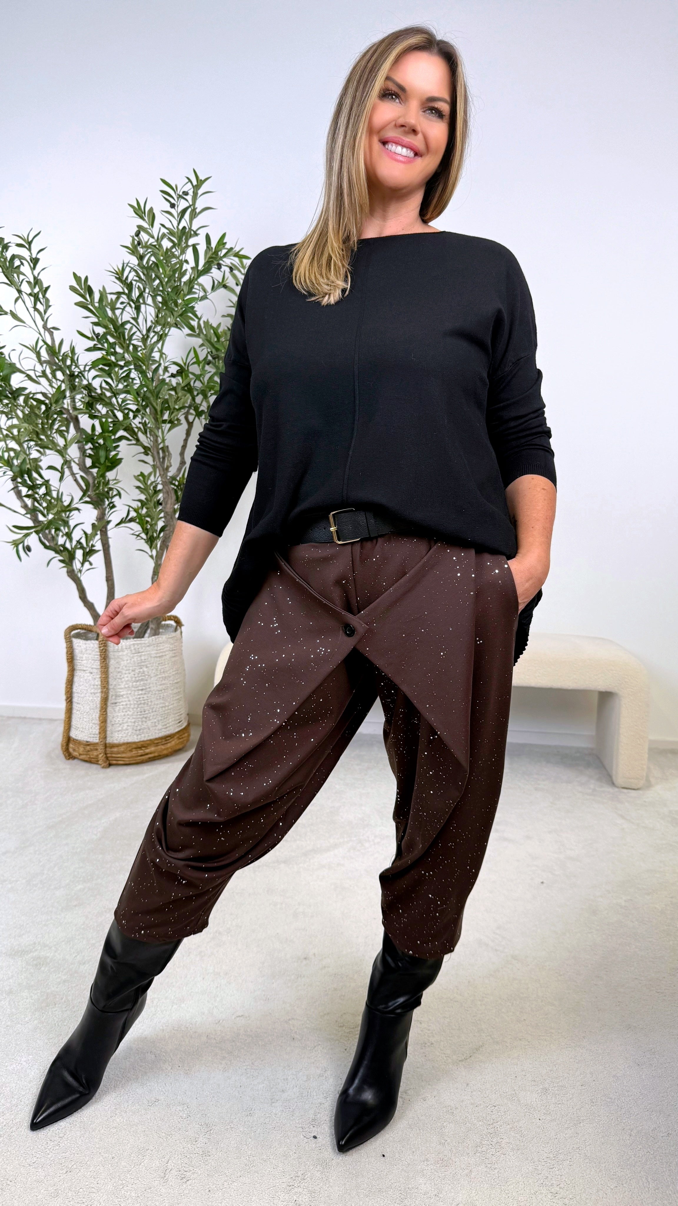 Baggy Hose Power Glow *Schoko*