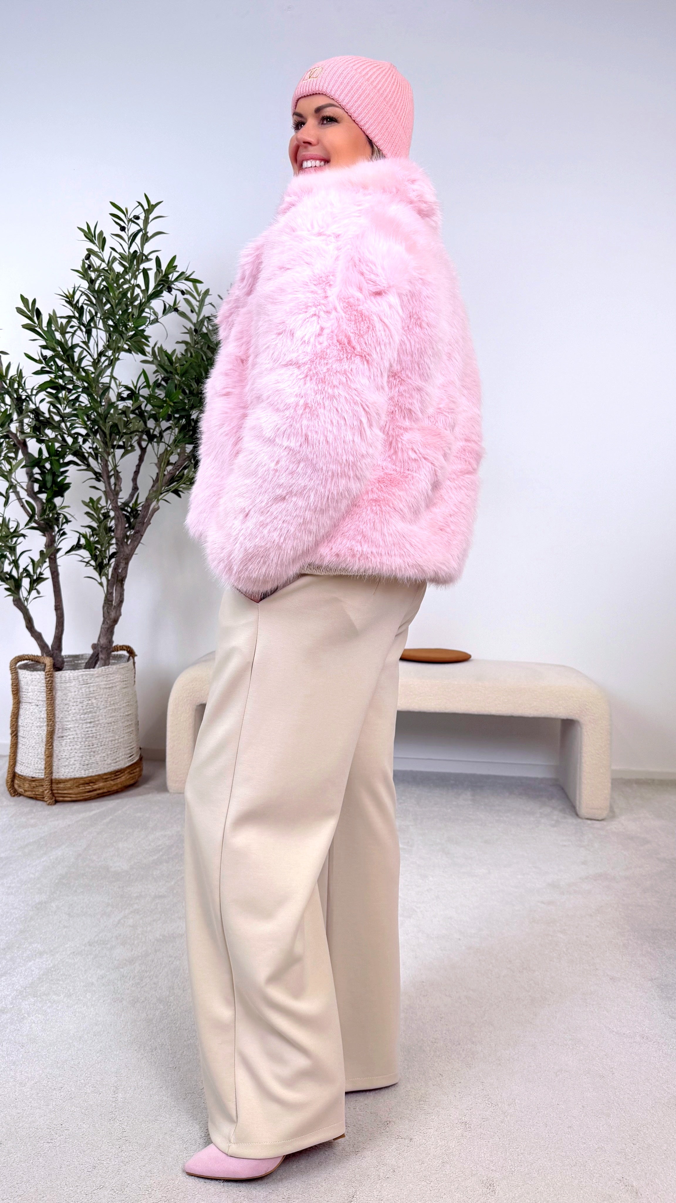 Kurze Jacke Miss Softie *Rosa*