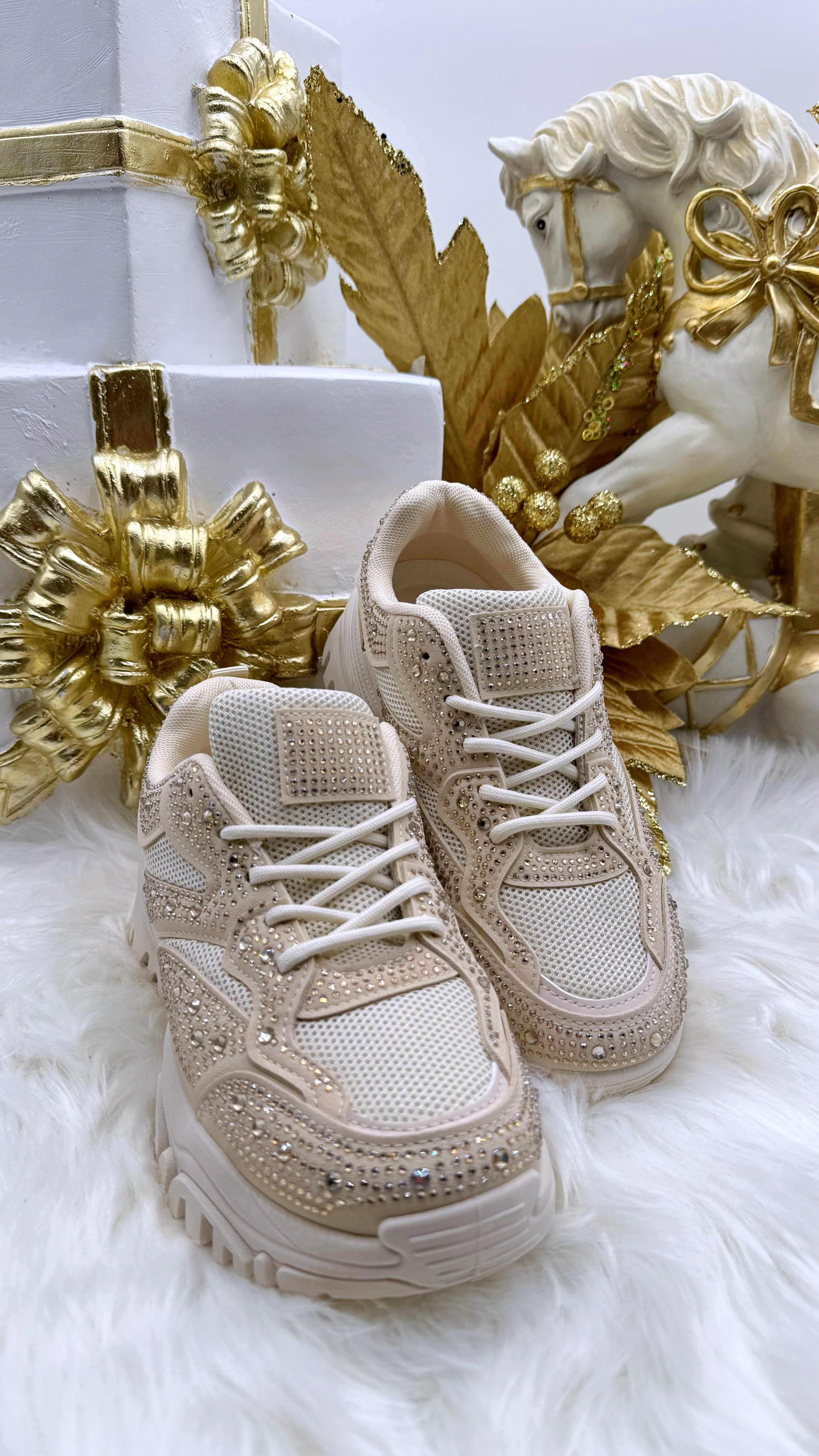 Sneaker Crystal Move *Beige*