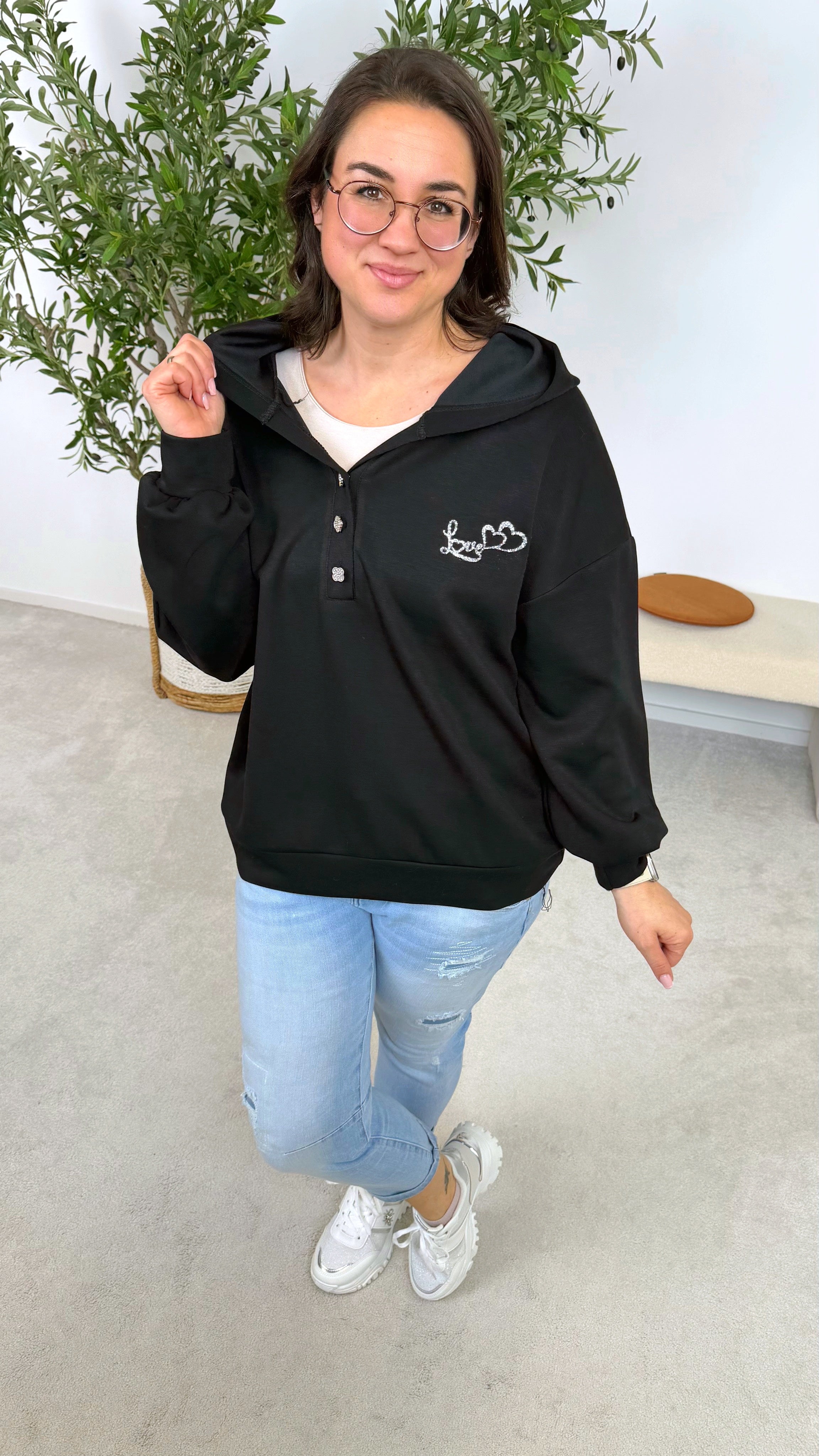 Hoodie Little Love *Schwarz*