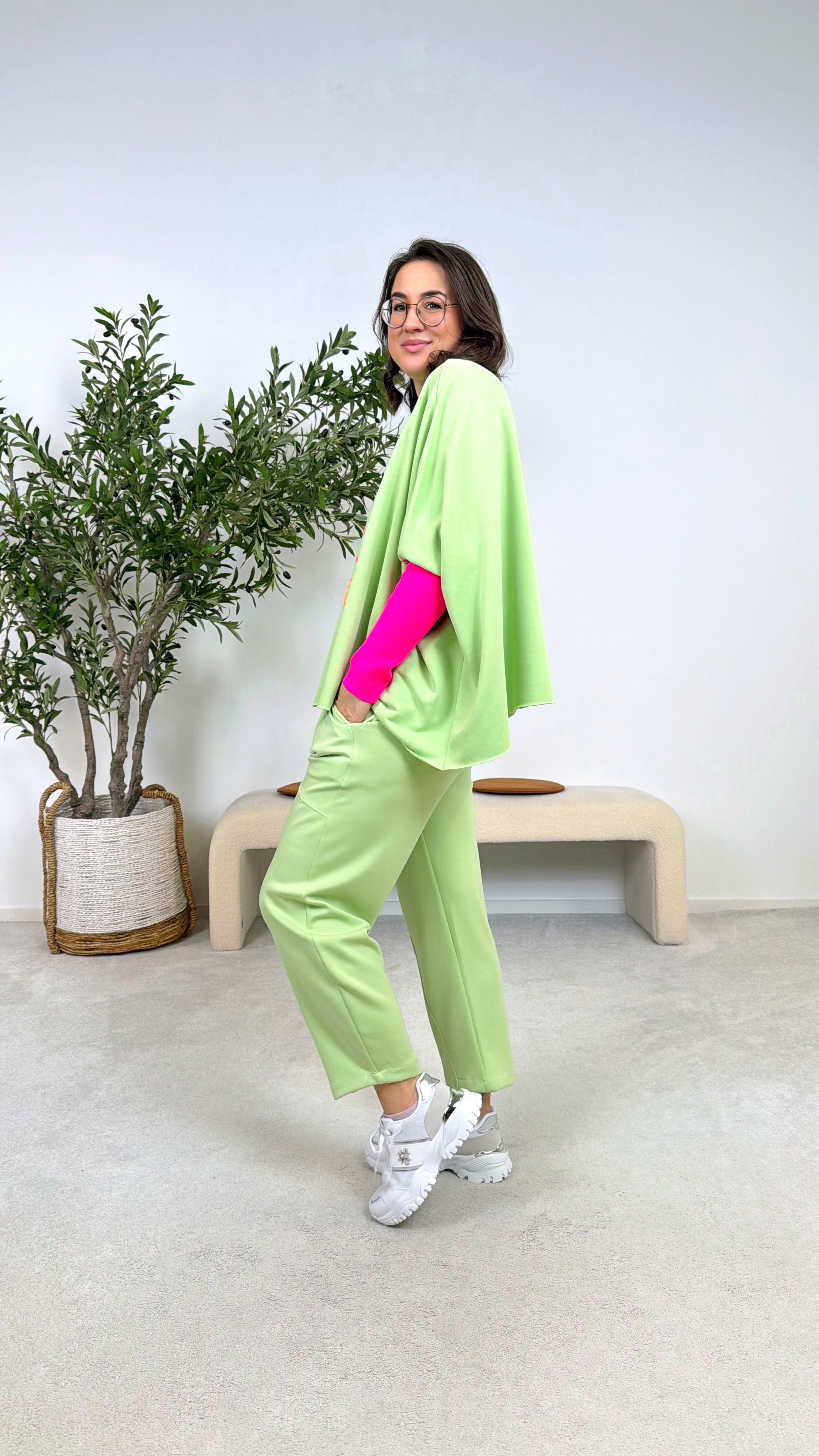 Pullover Happy Energy *Apfelgrün*