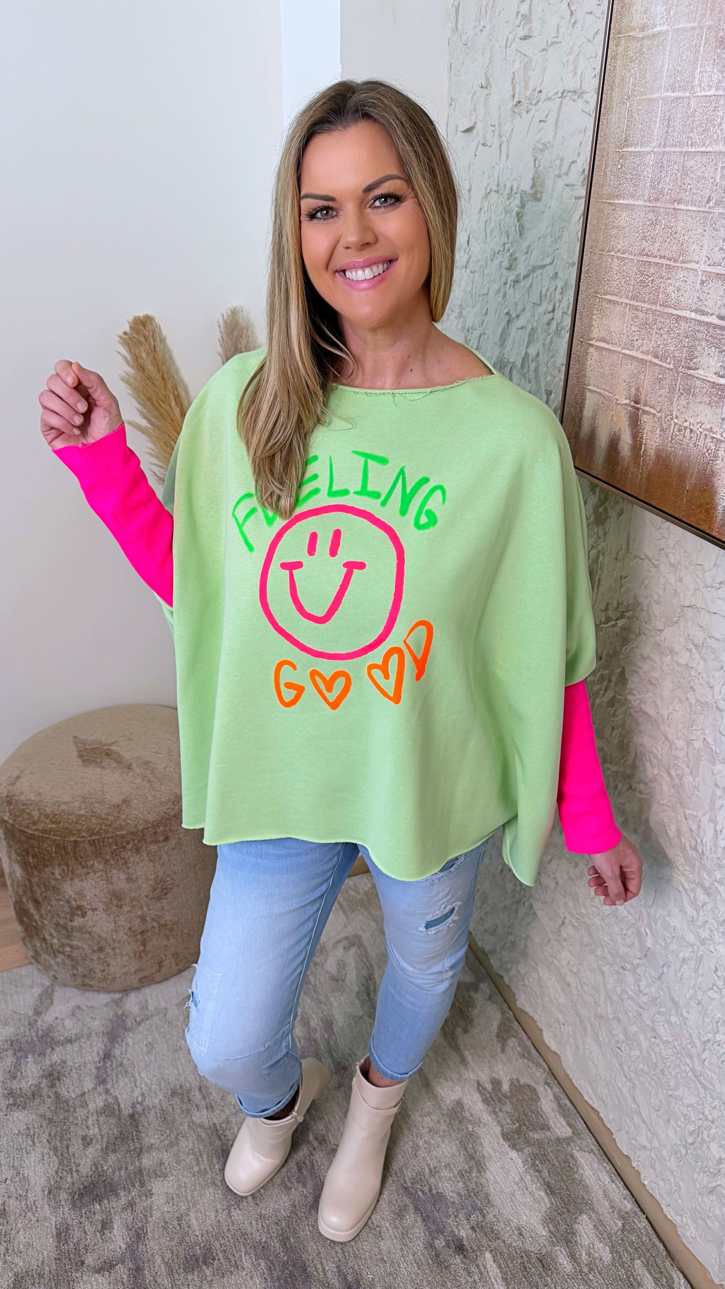 Pullover Happy Energy *Apfelgrün*