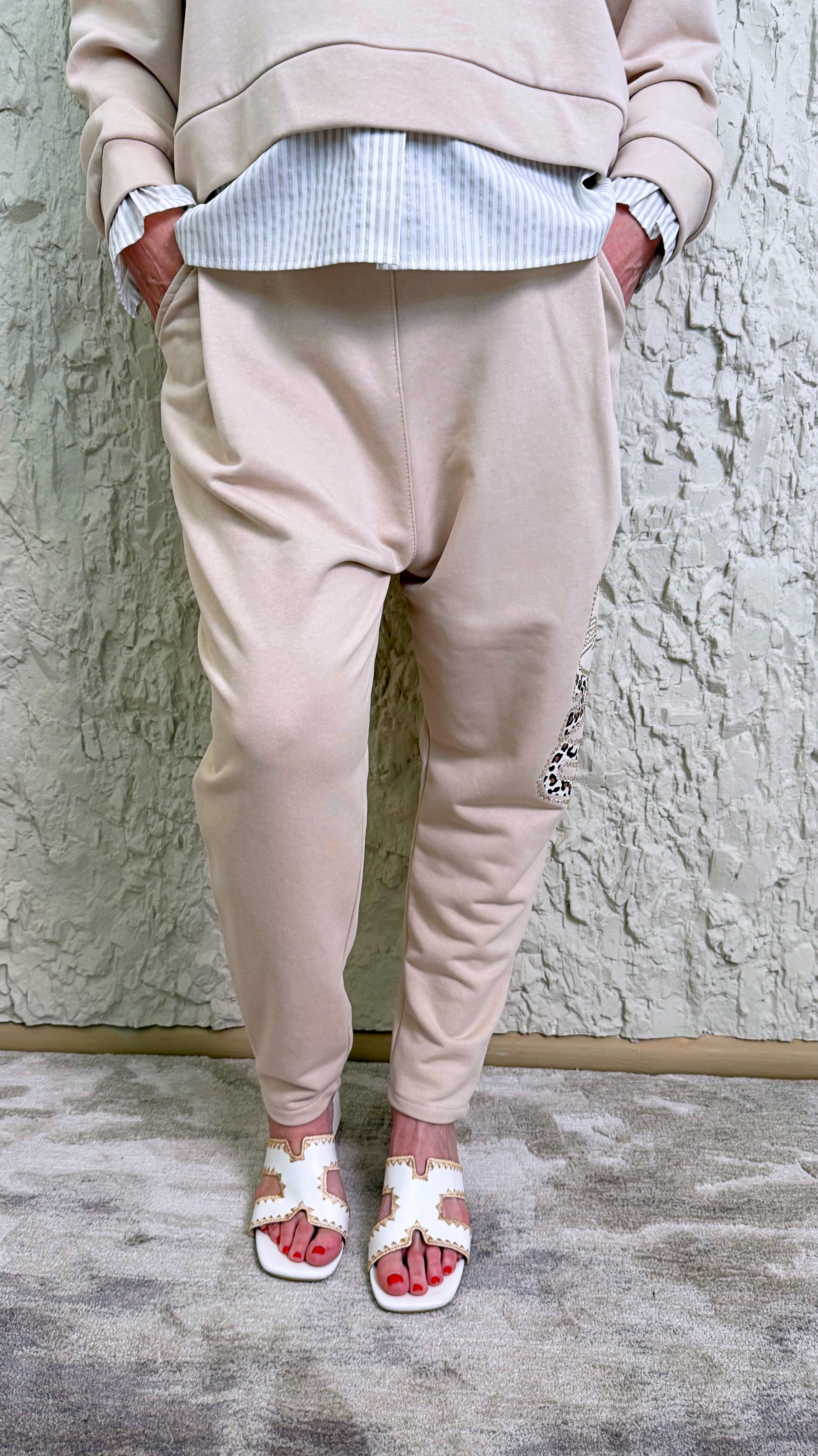 Sweathose Ciao Leo *Beige*