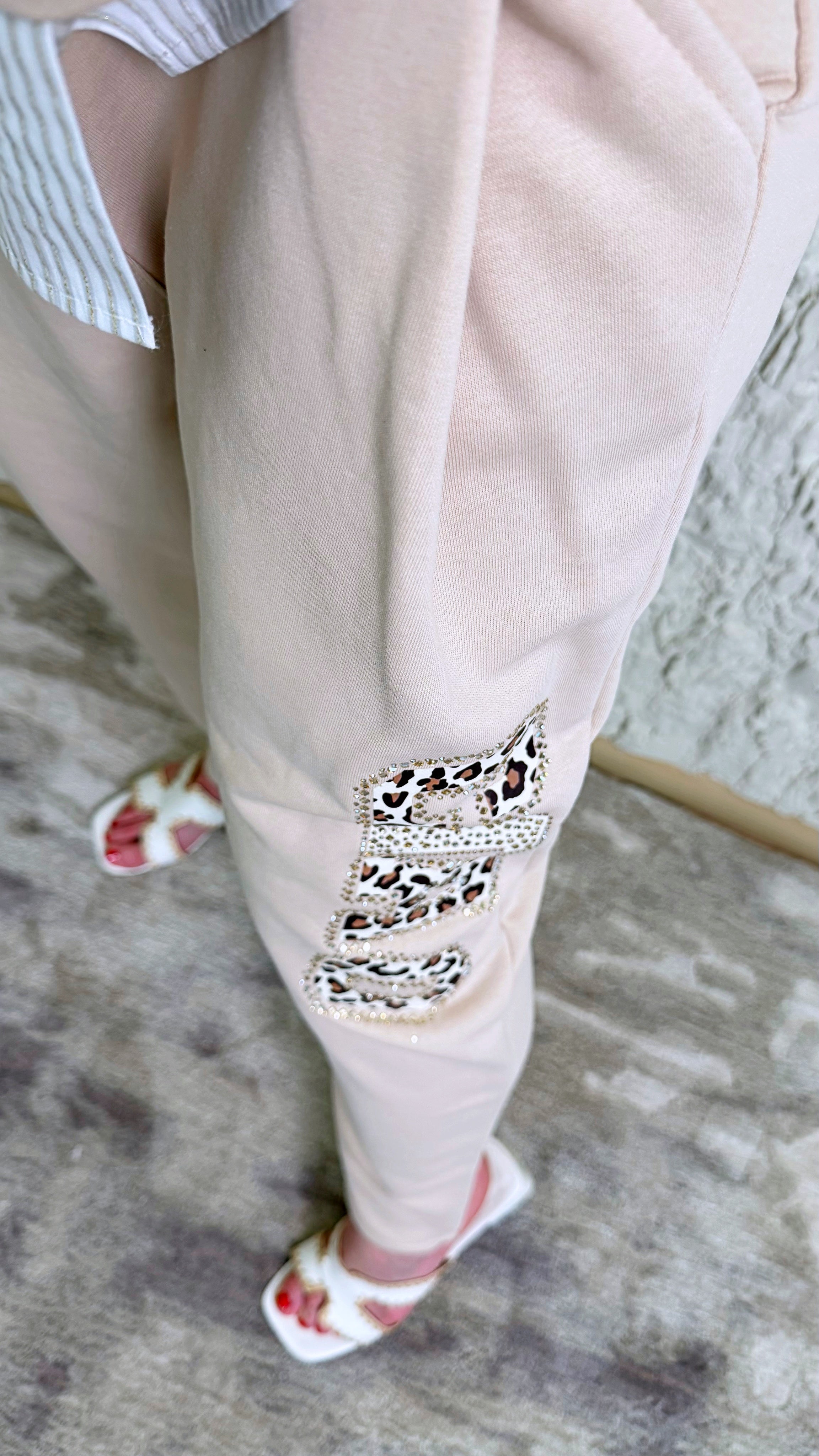 Sweathose Ciao Leo *Beige*