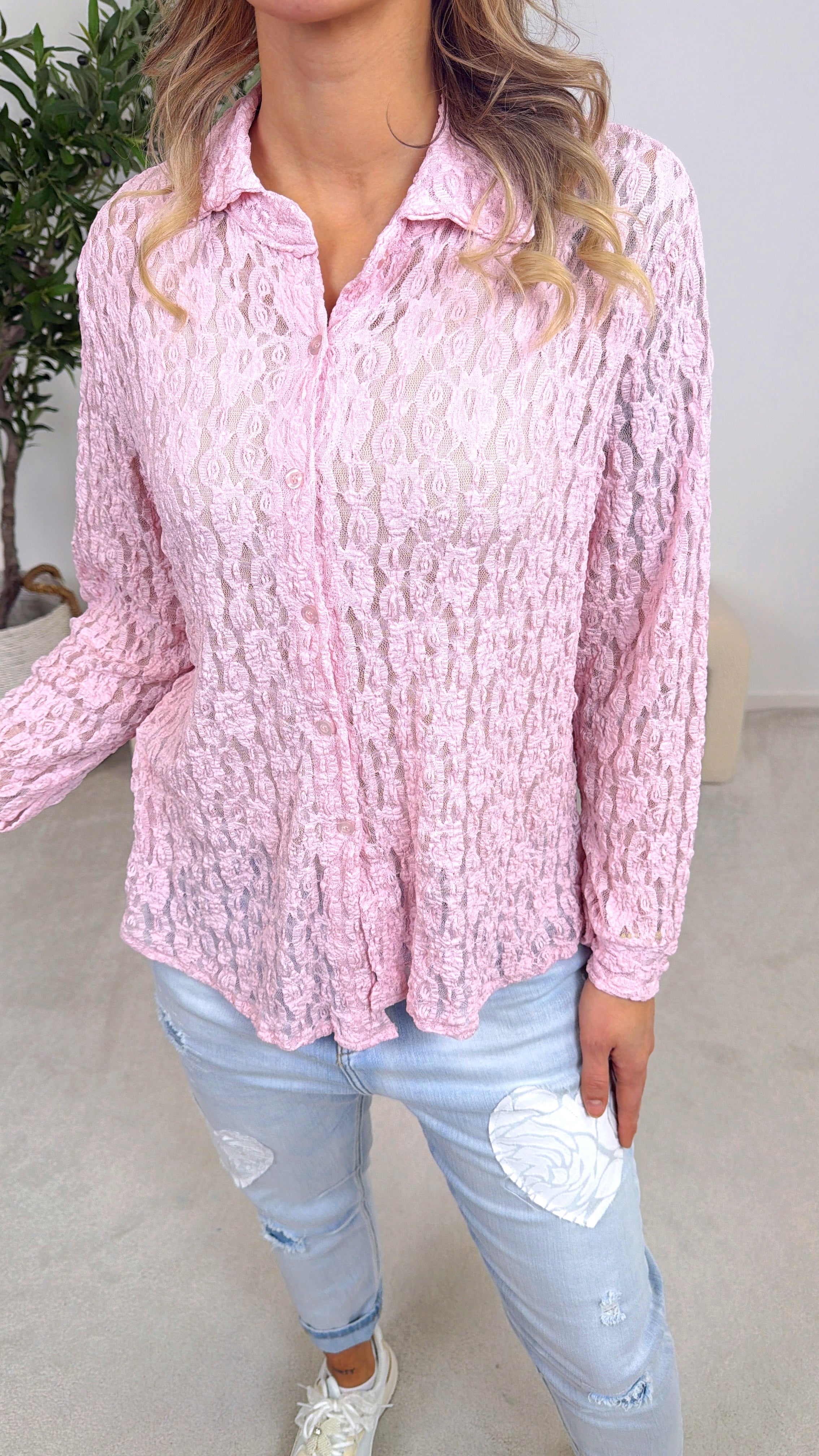 Bluse  Breath of Spring *Rosa*