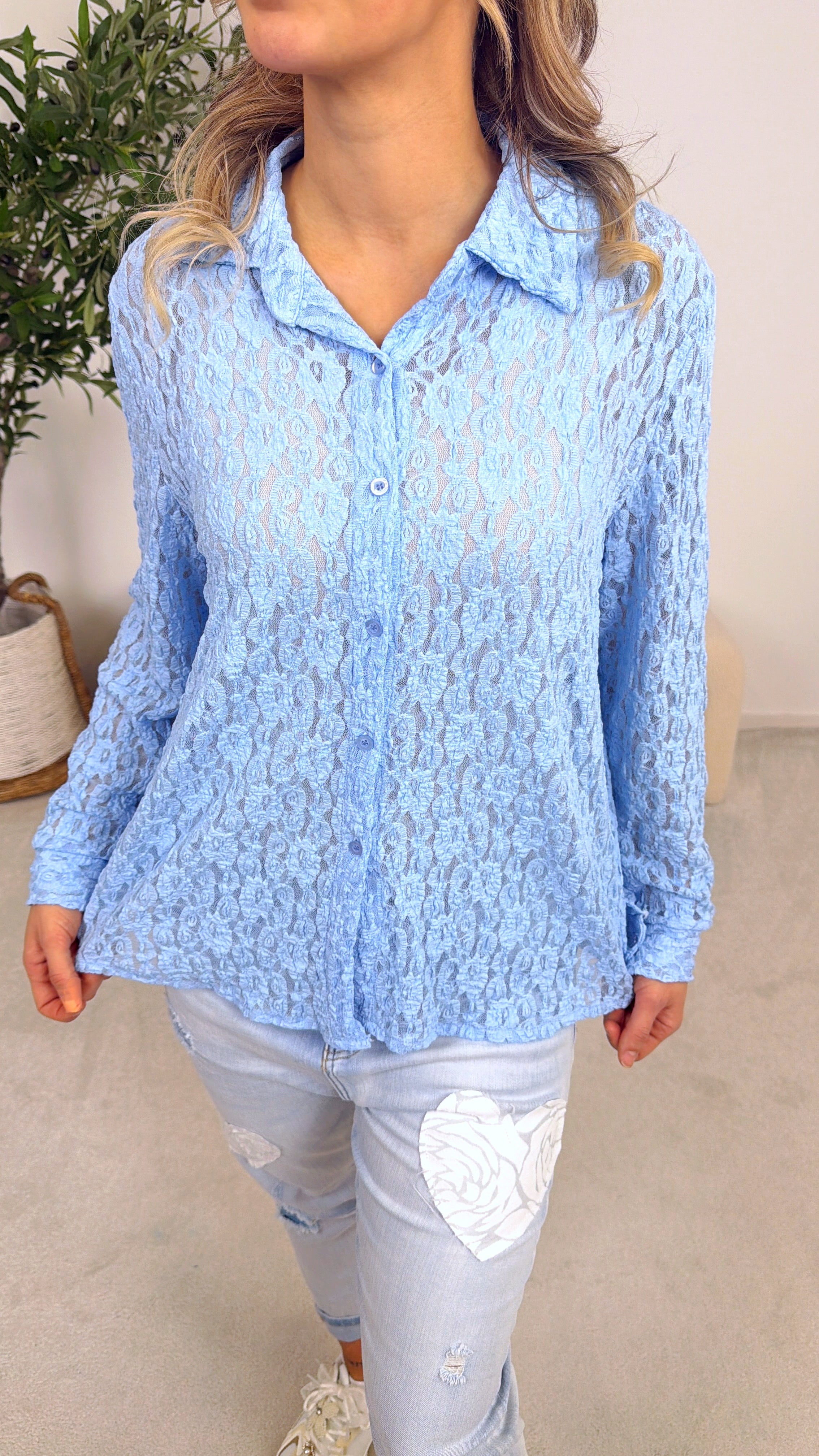 Bluse  Breath of Spring *Blau*