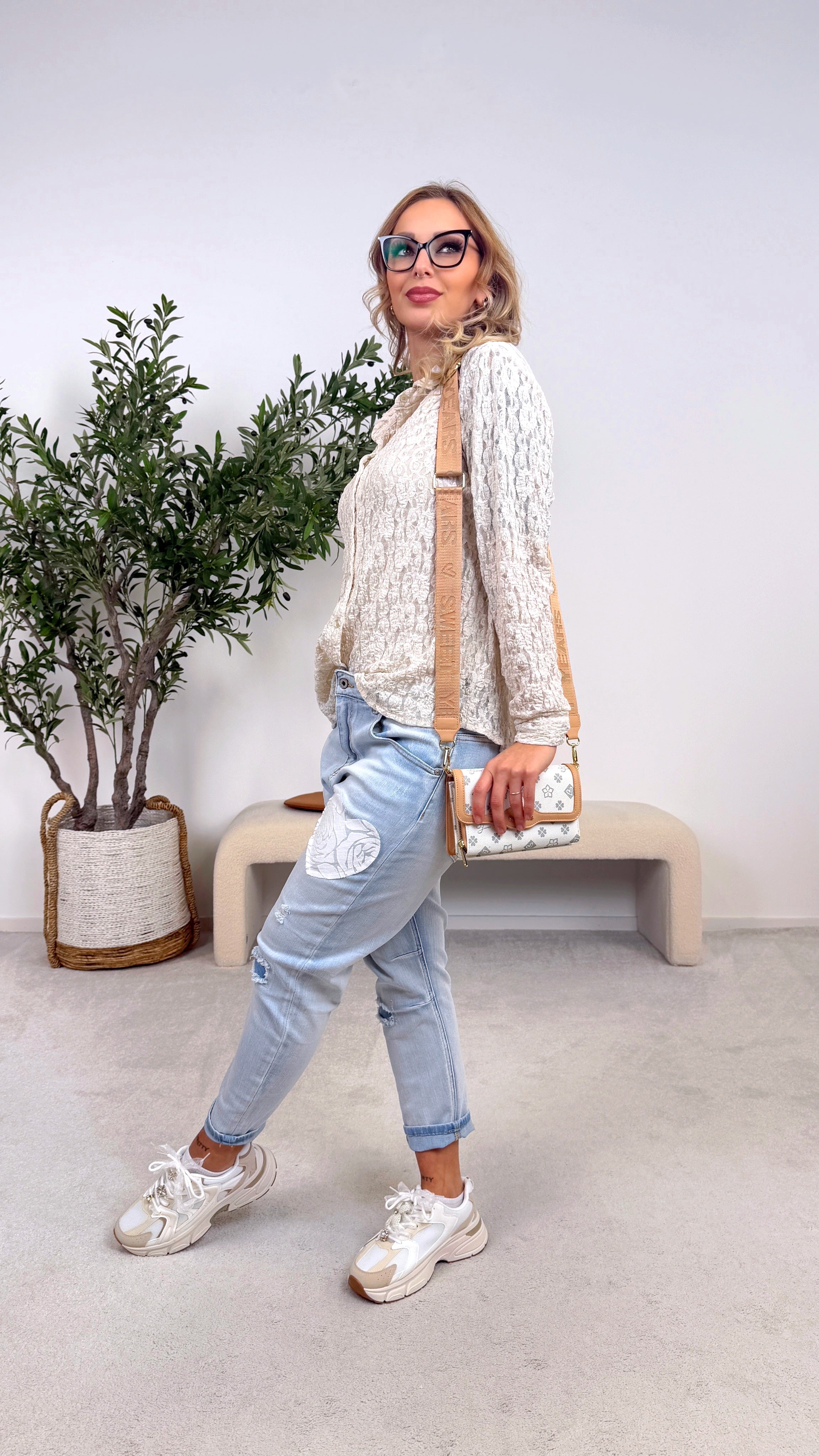 Bluse  Breath of Spring *Beige*