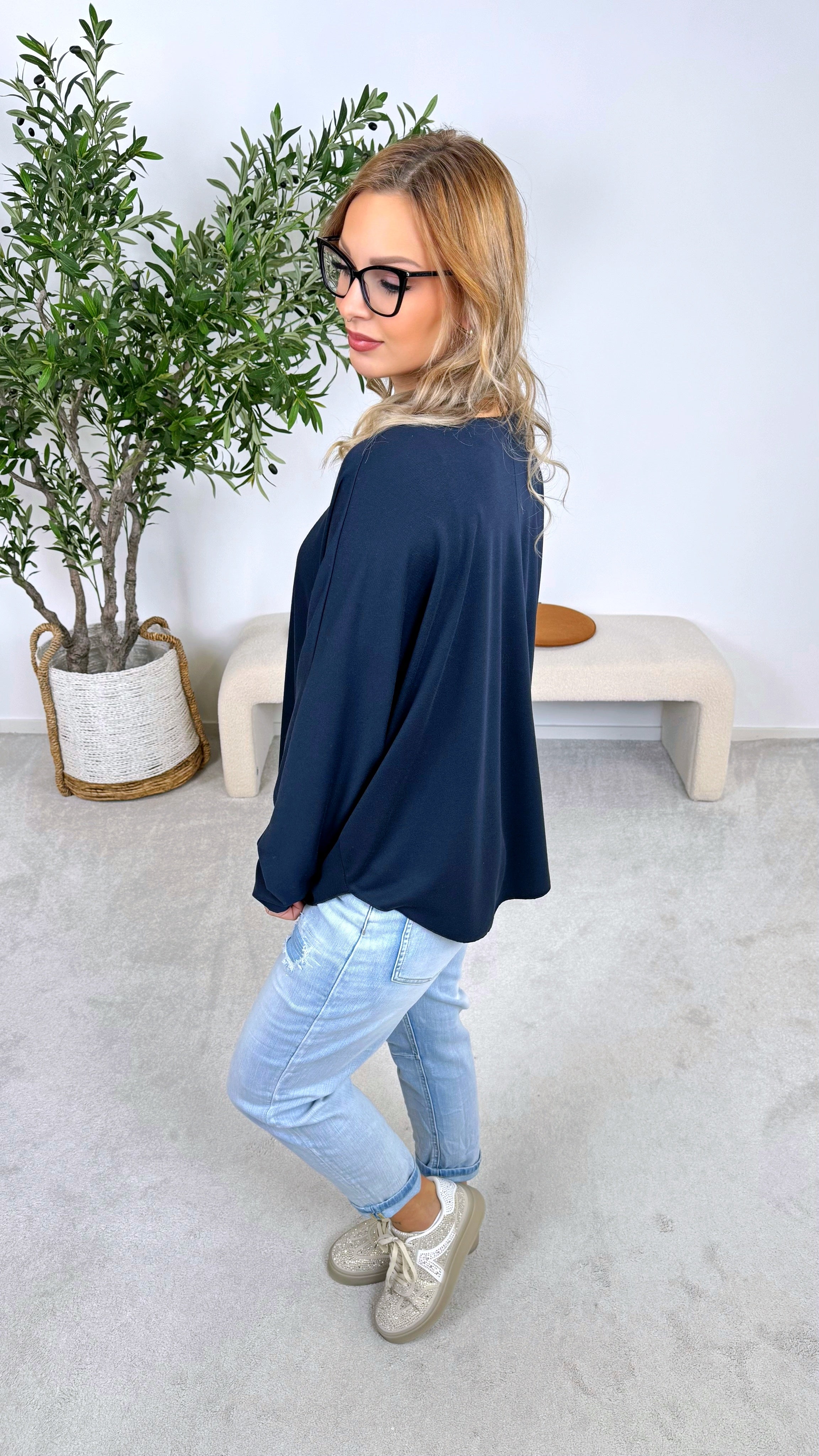 Langarmshirt Anouk *Dunkelblau*