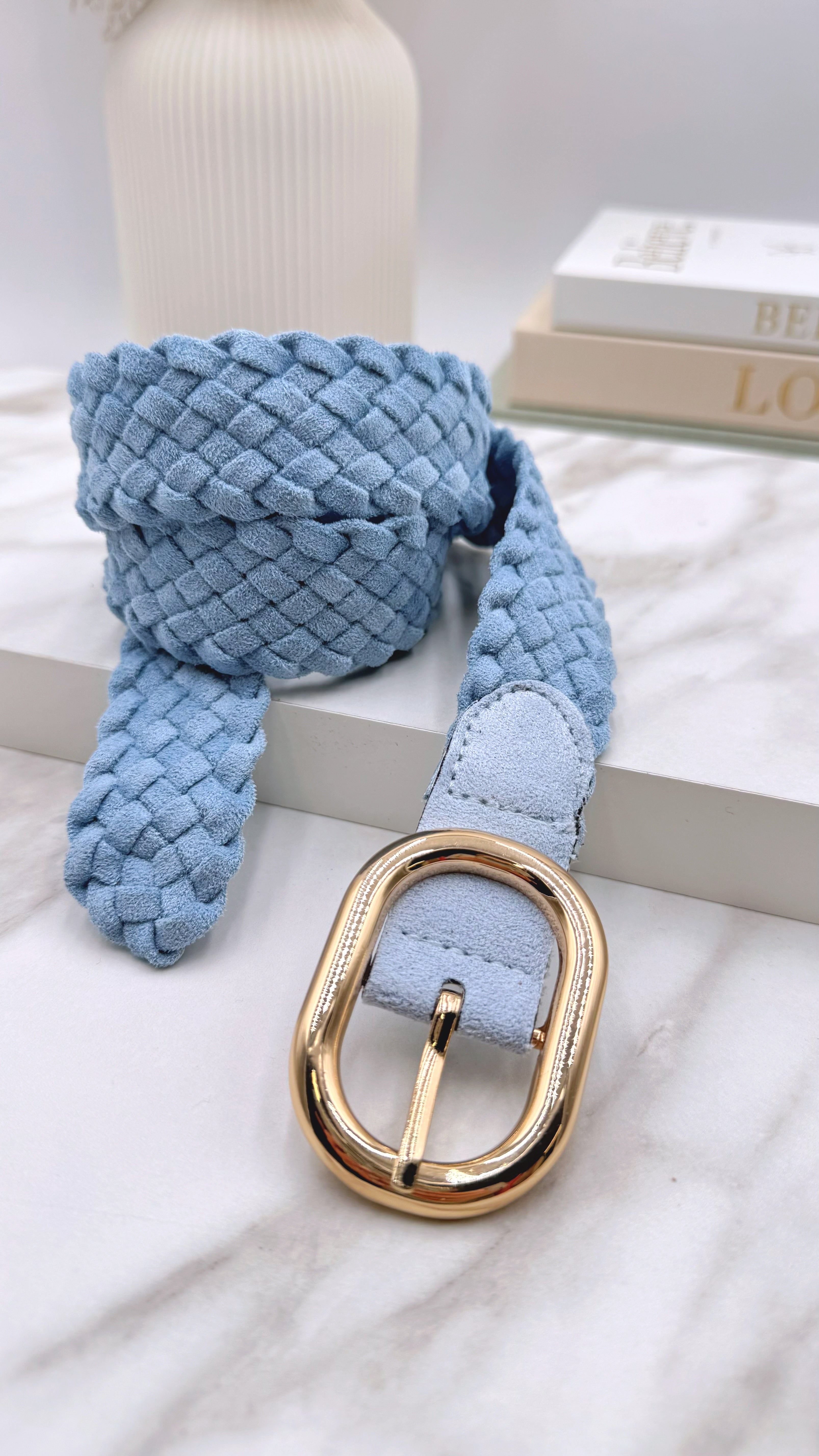 Gürtel Soft Touch *Hellblau*