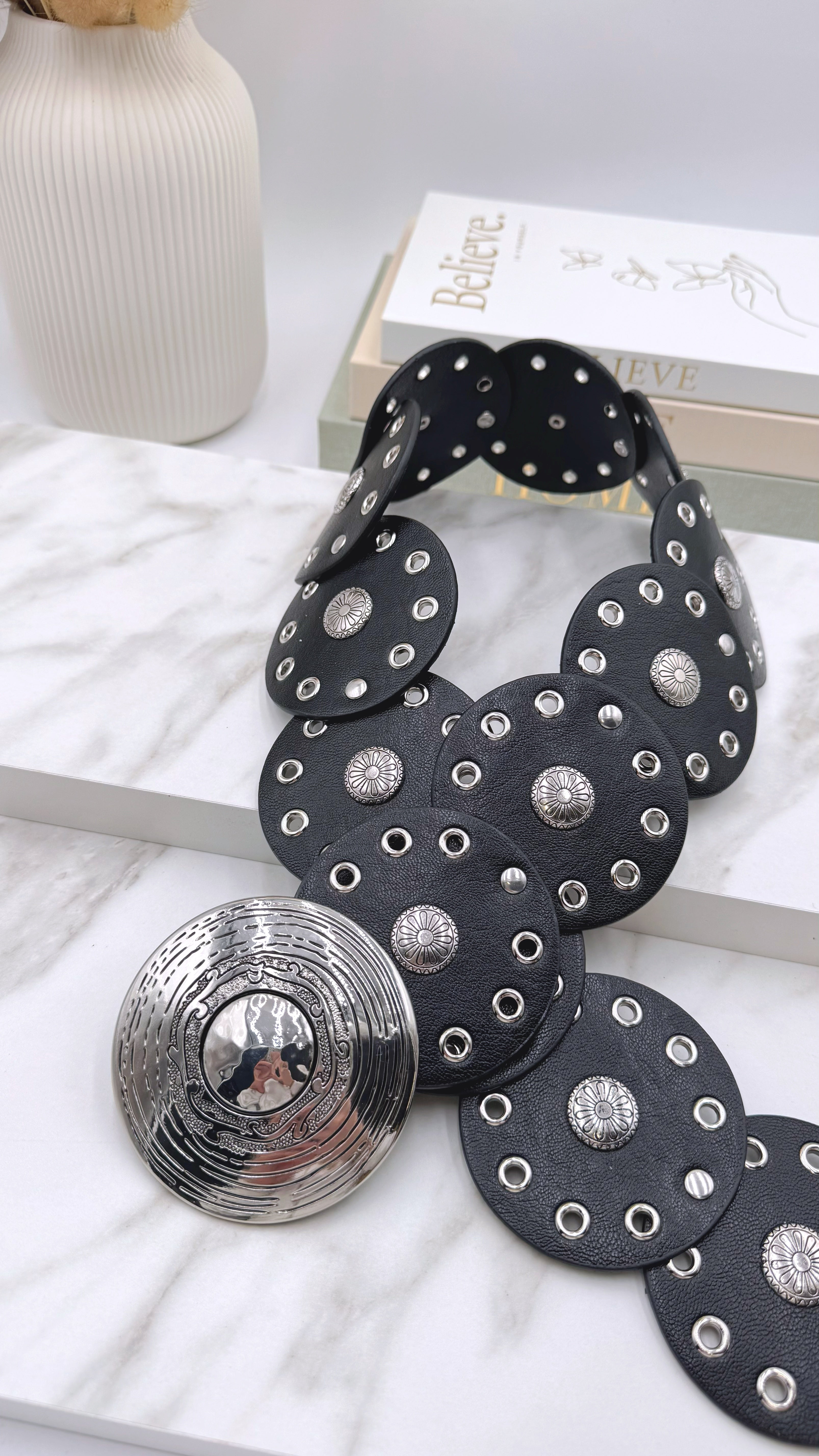 Gürtel Midnight Empress *Schwarz/Silber*