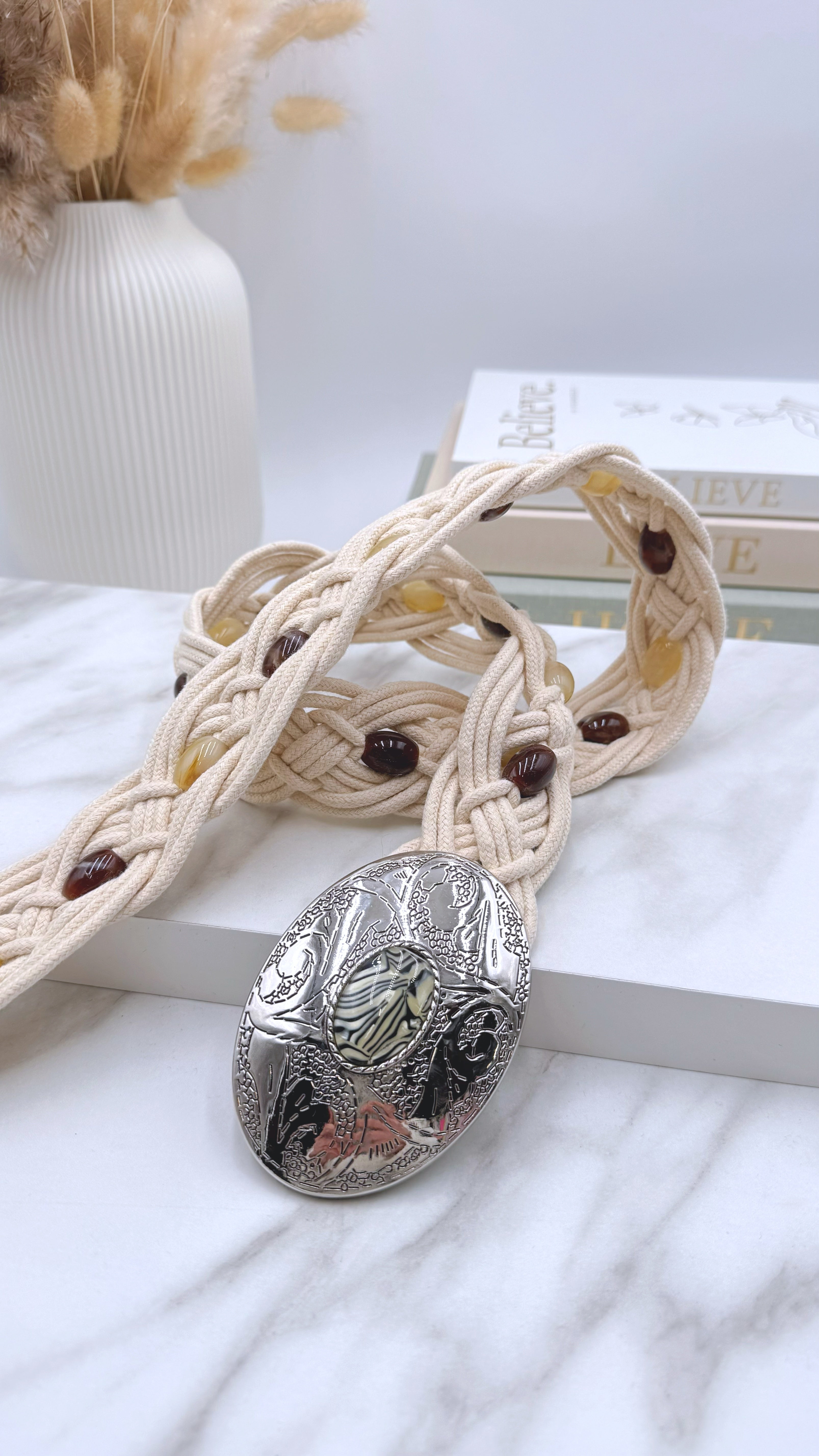 Gürtel Mallorca Heritage *Creme*