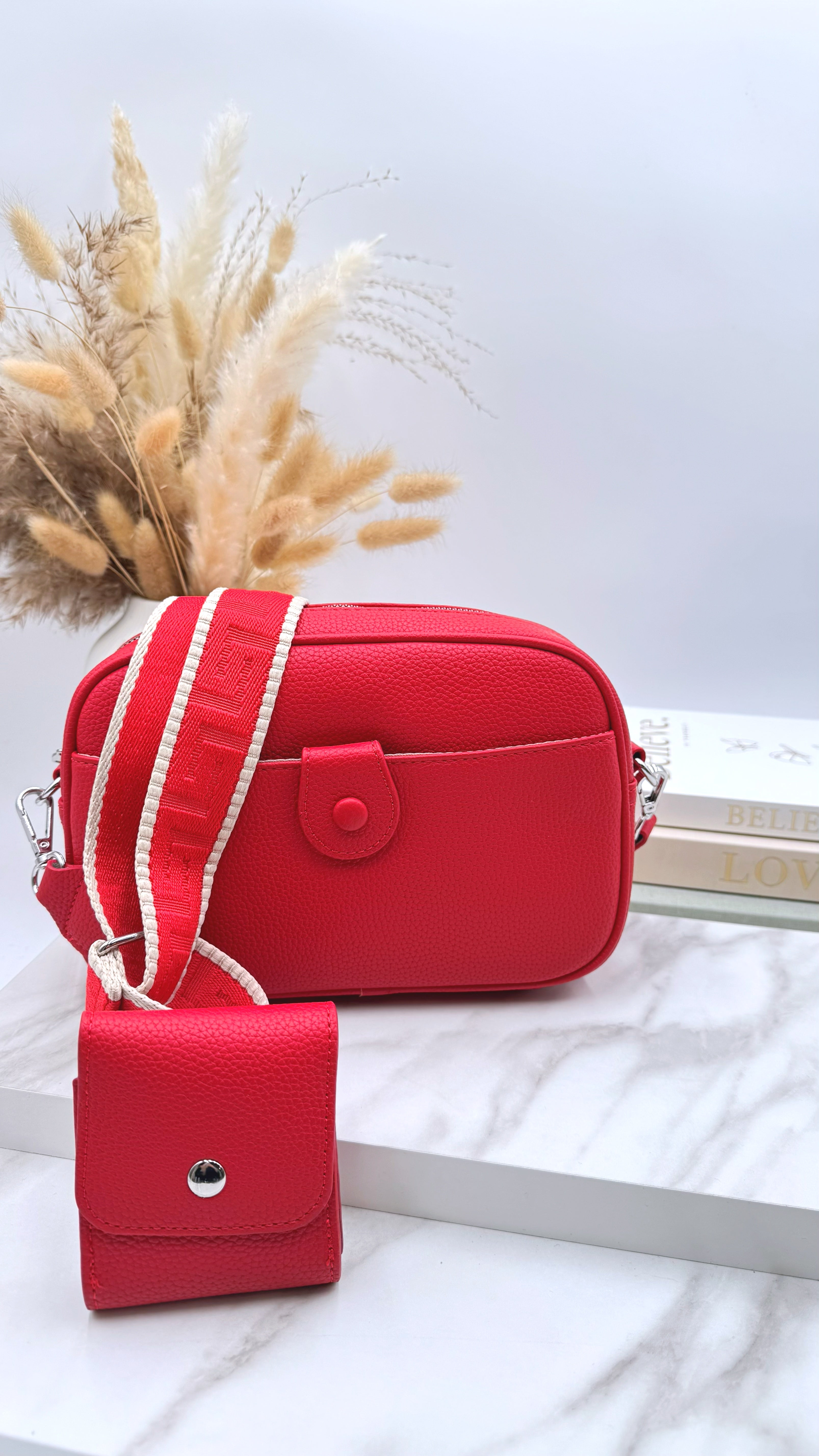 Umhängetasche Ivory Muse *Rot*