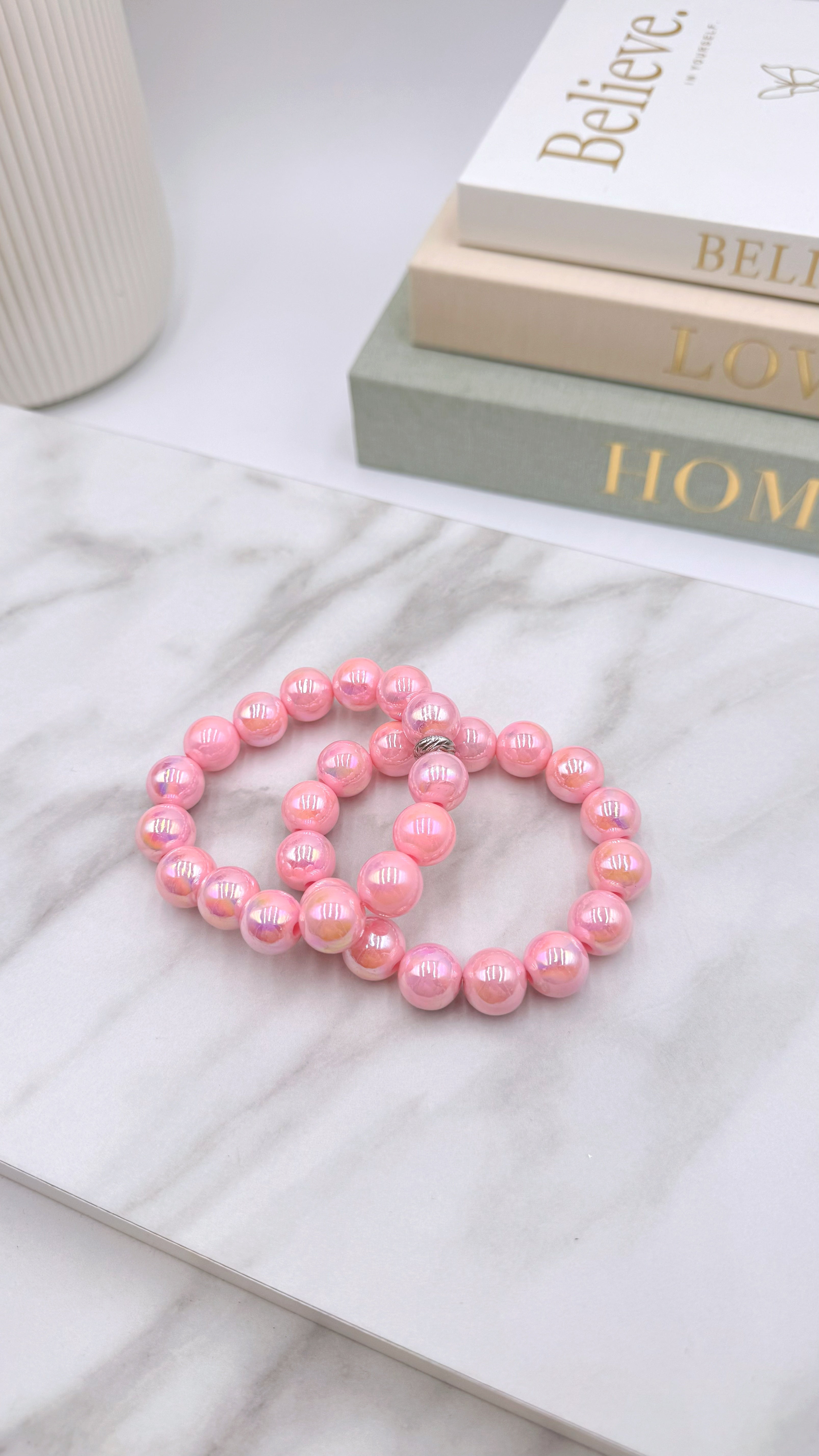 Perlenarmband Glossy Love *Rosa*