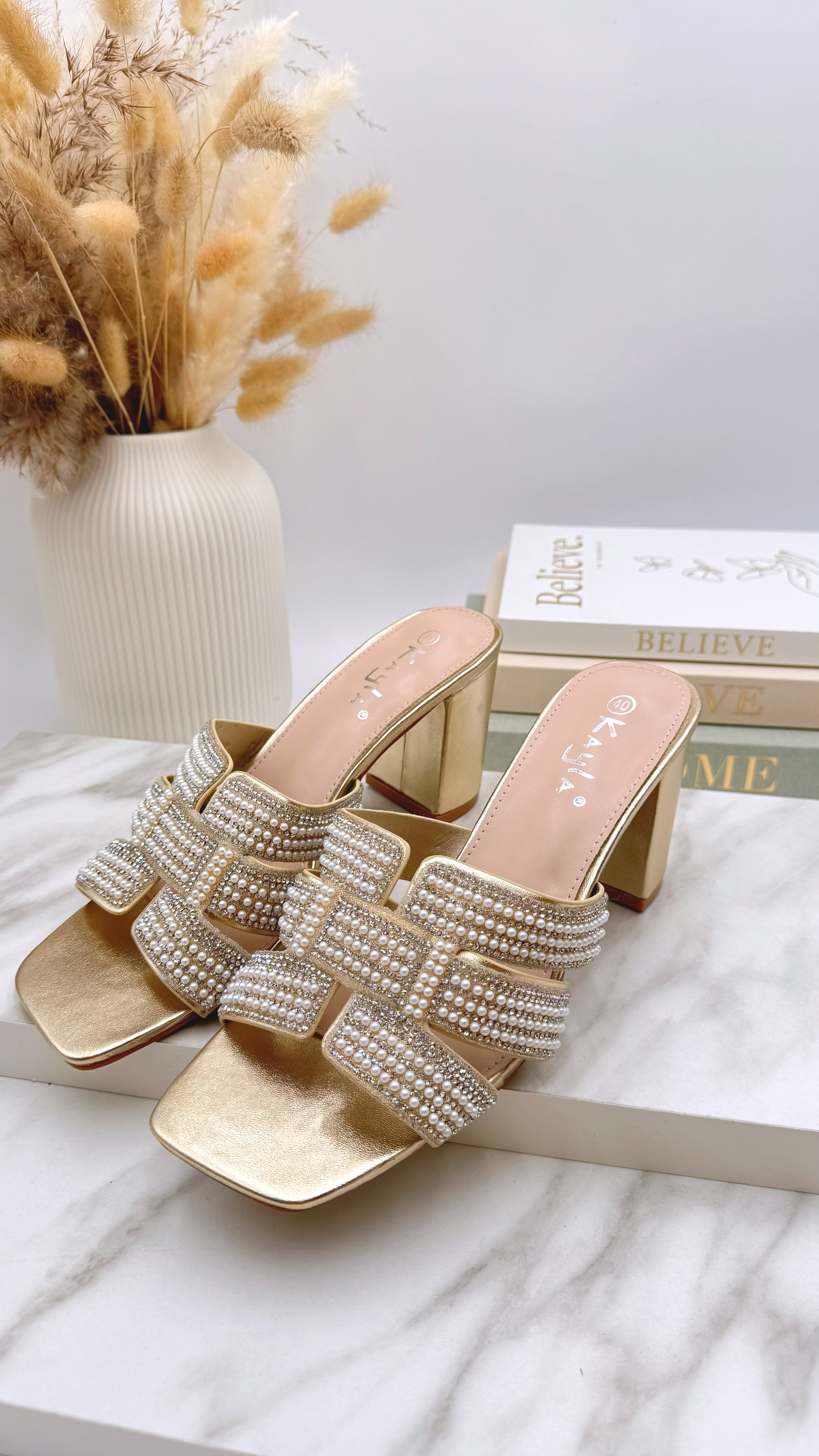 Sandale Luxury Bow *Gold*