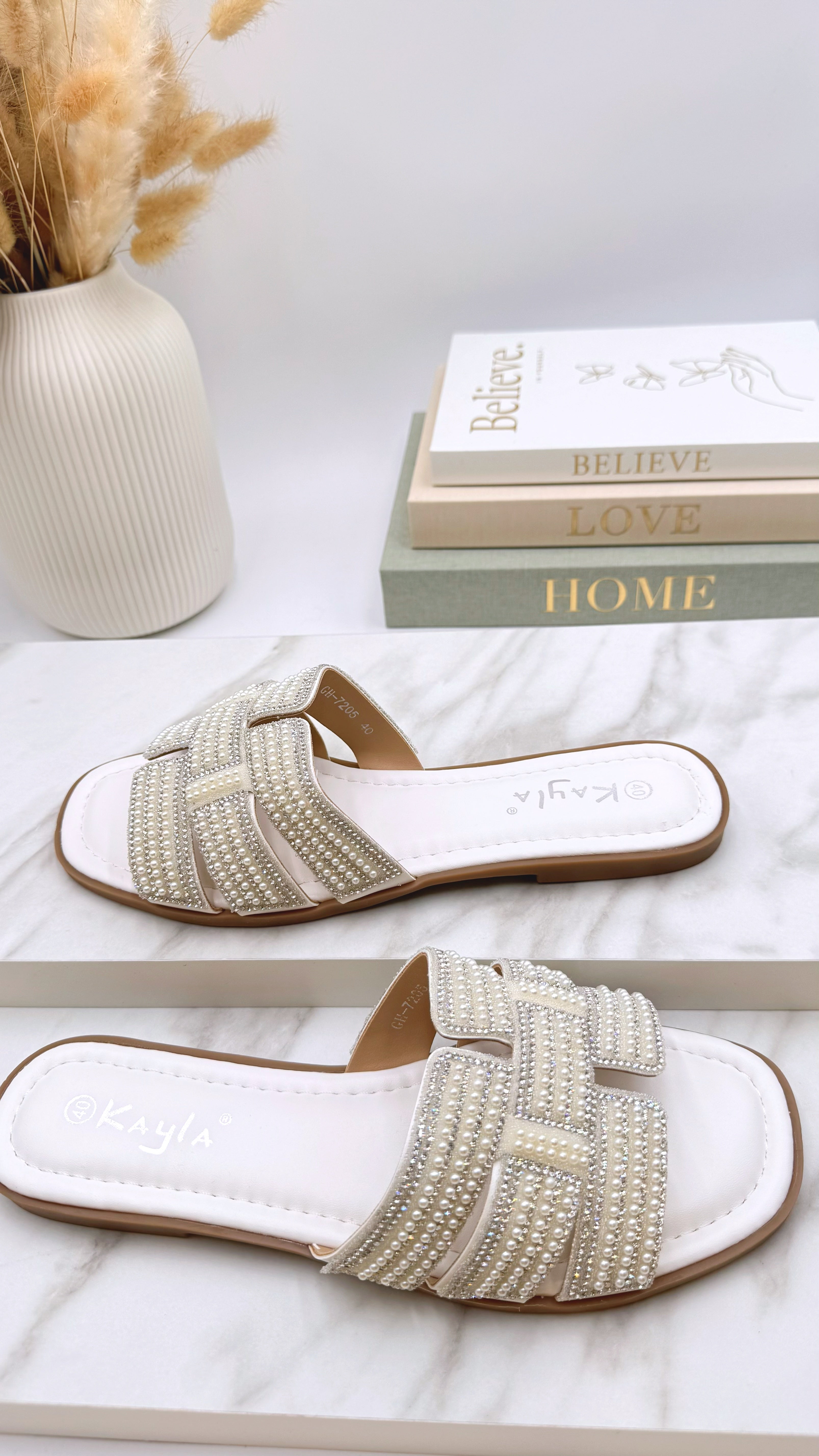 Sandale Daily Sparkle *Weiß*