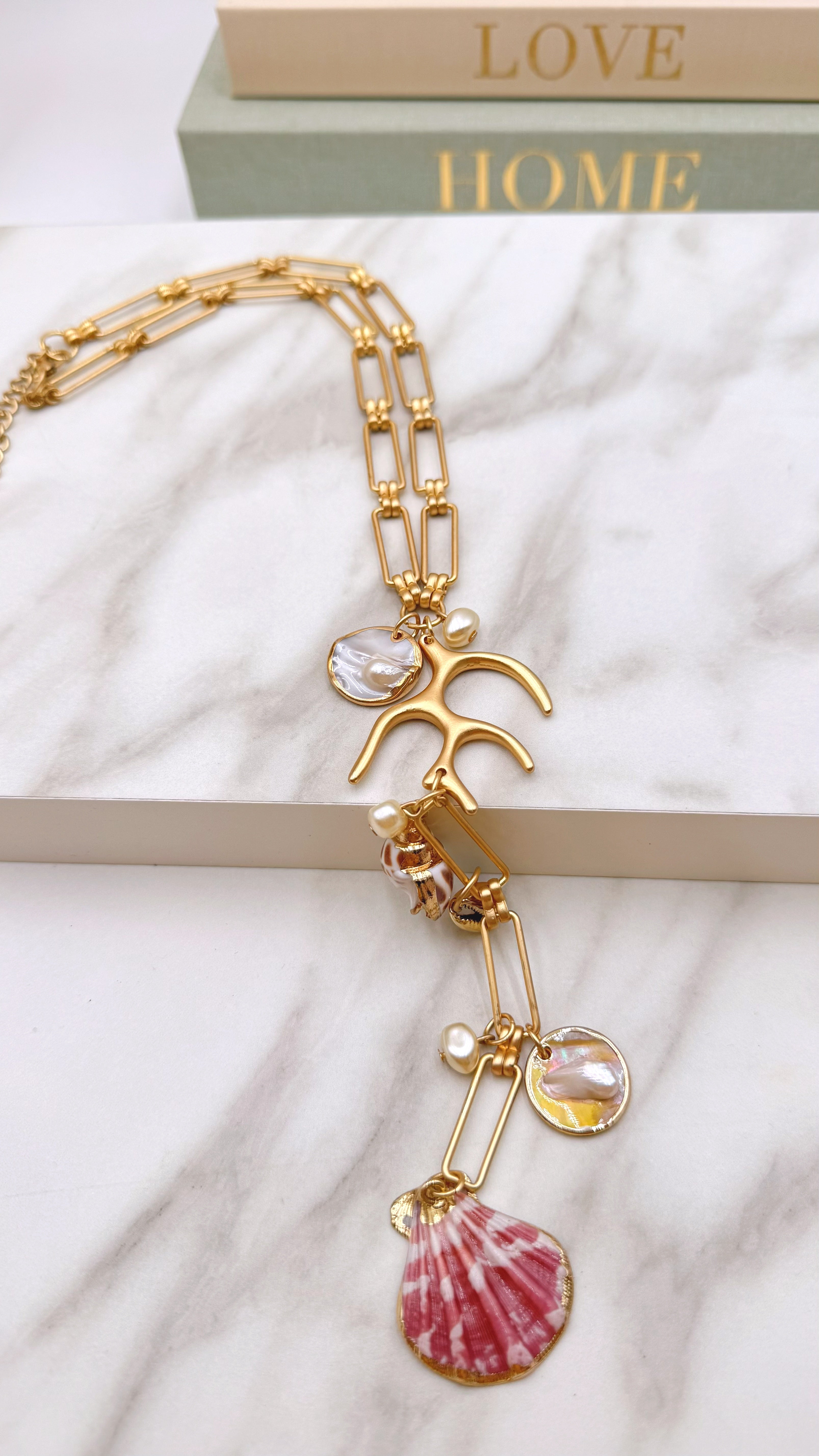 Lange Halskette Ocean Treasure *Gold*