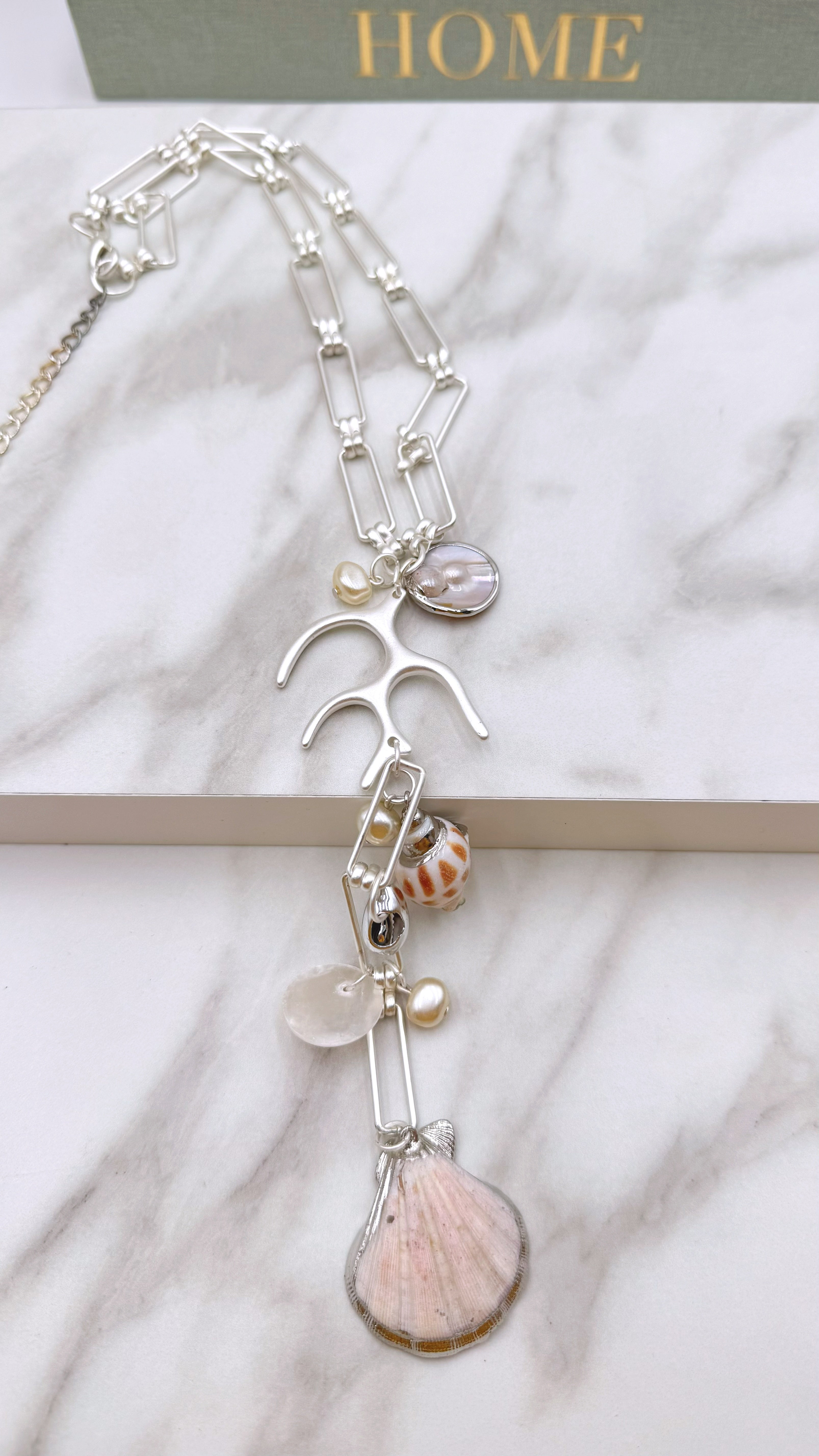 Lange Halskette Ocean Treasure *Silber*