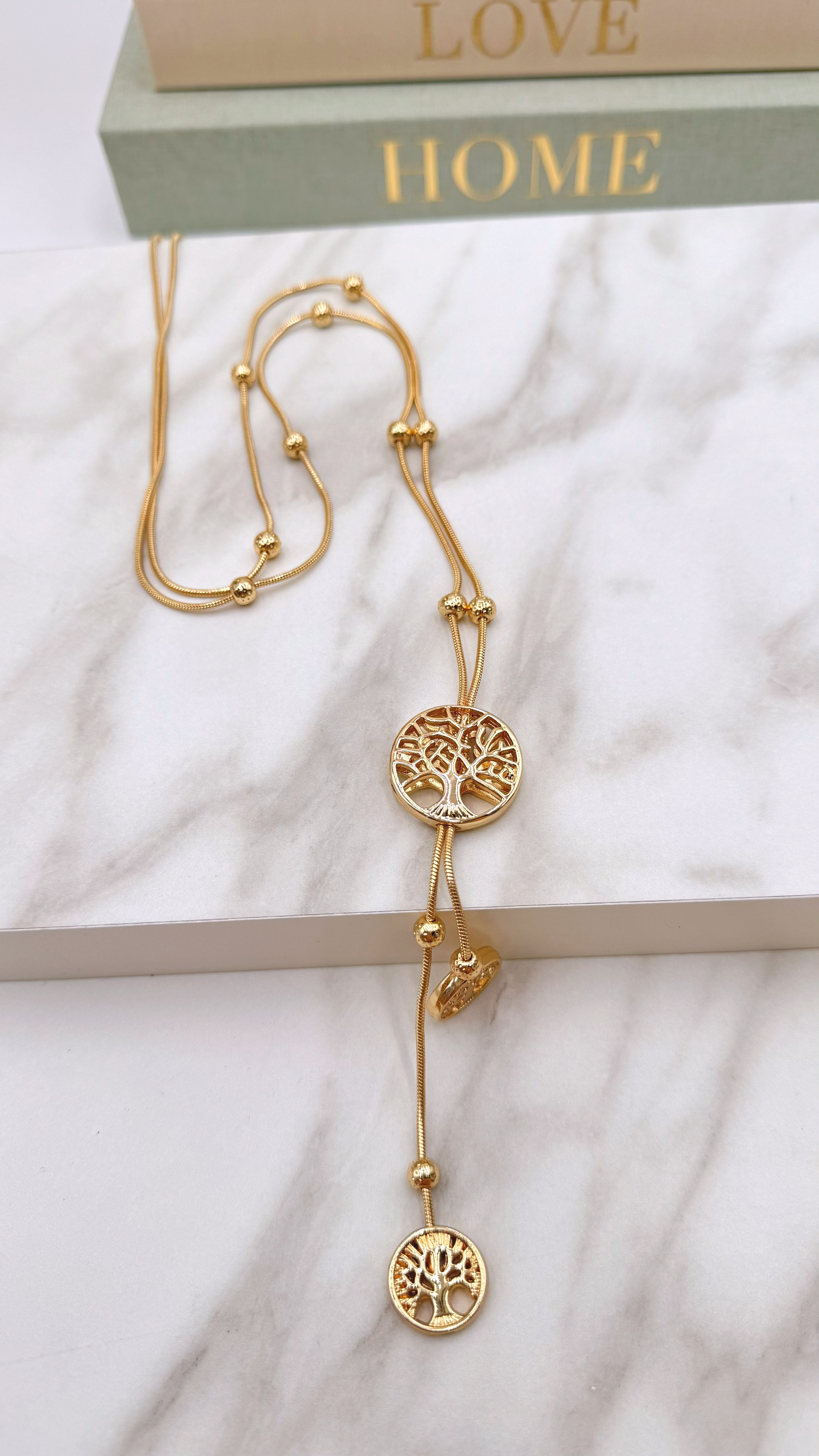 Lange Halskette Tree Of Life *Gold*