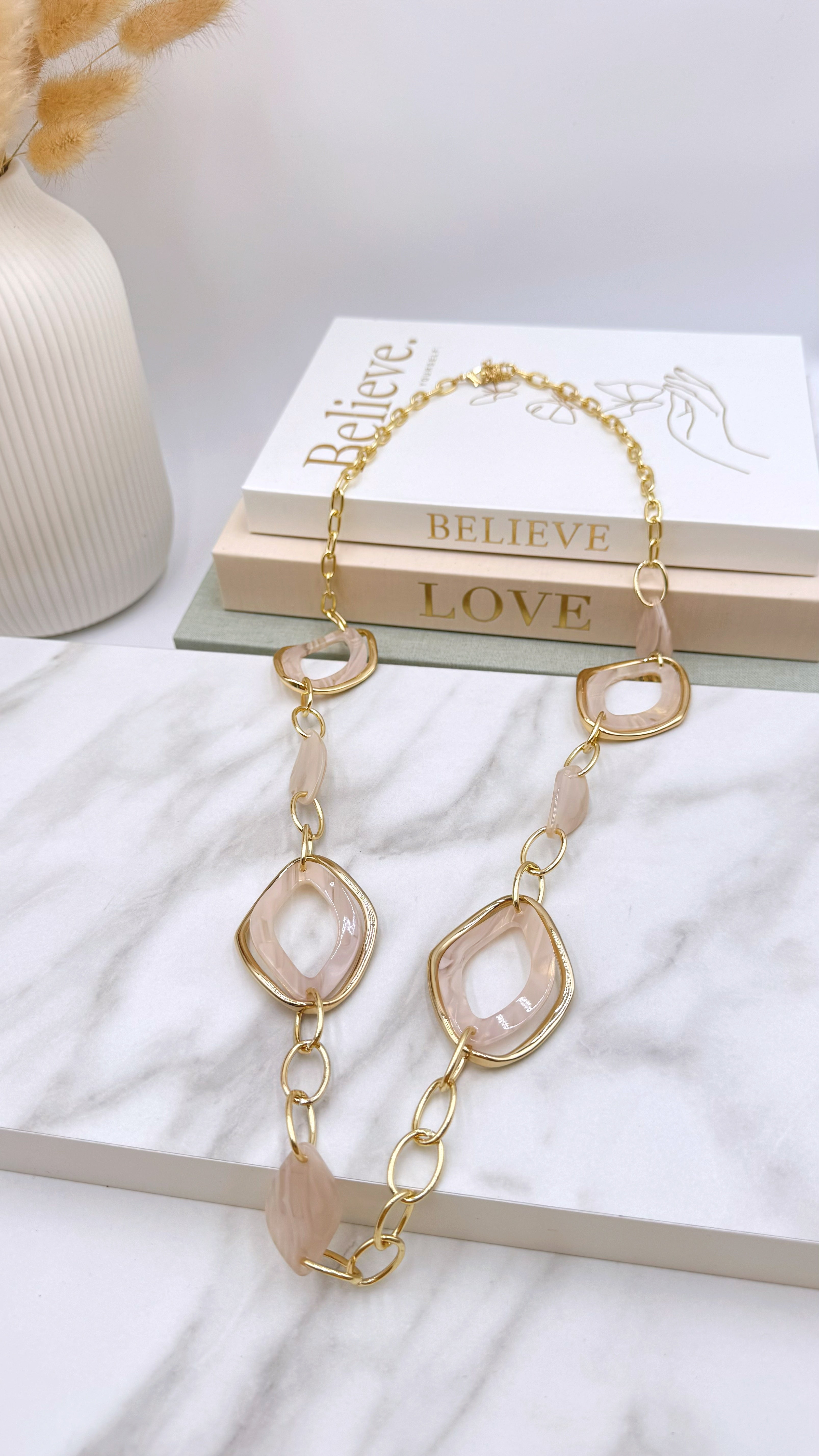 Lange Halskette Golden Blush Dream