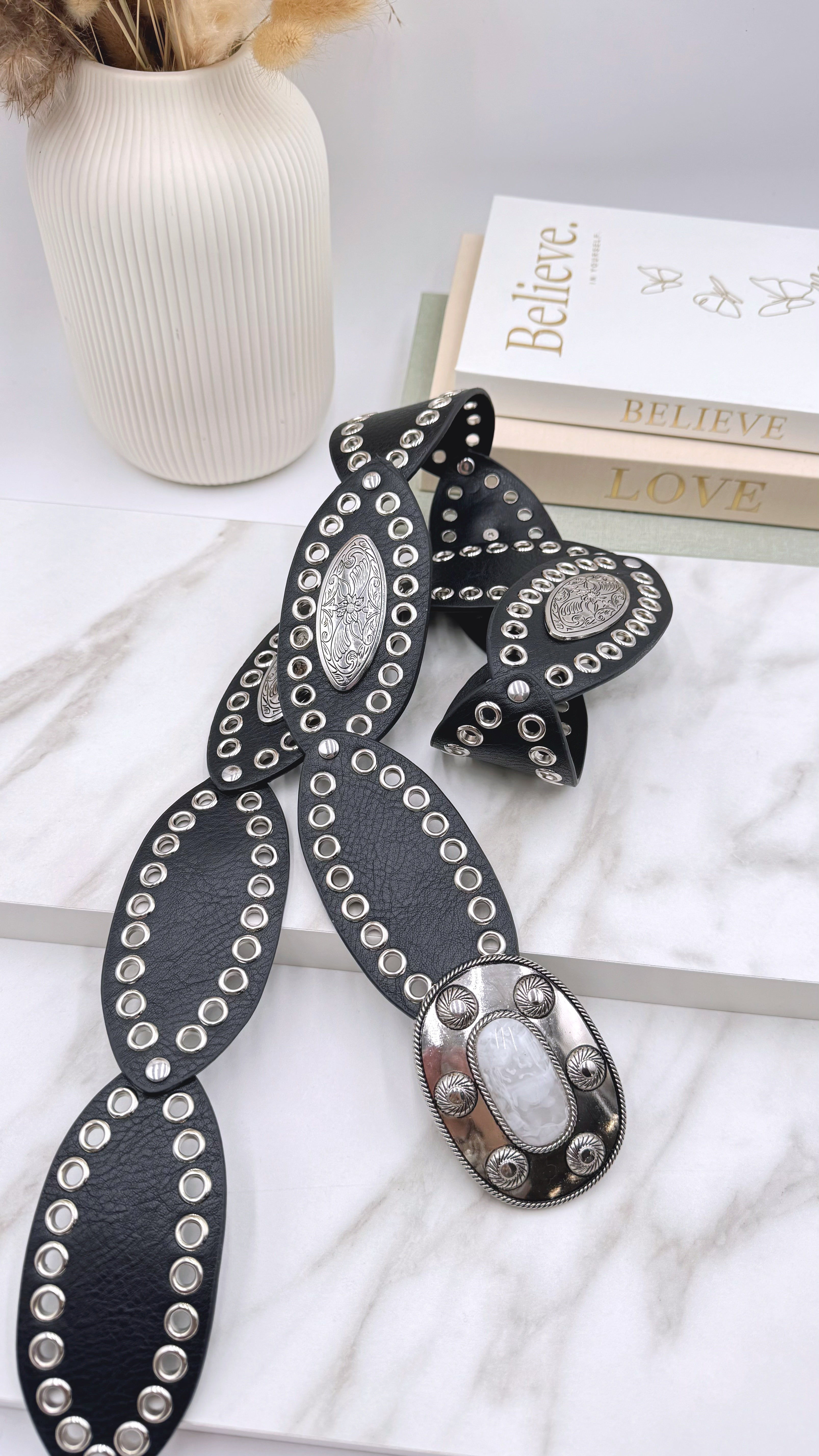 Gürtel Wild Harmony *Schwarz/Silber*