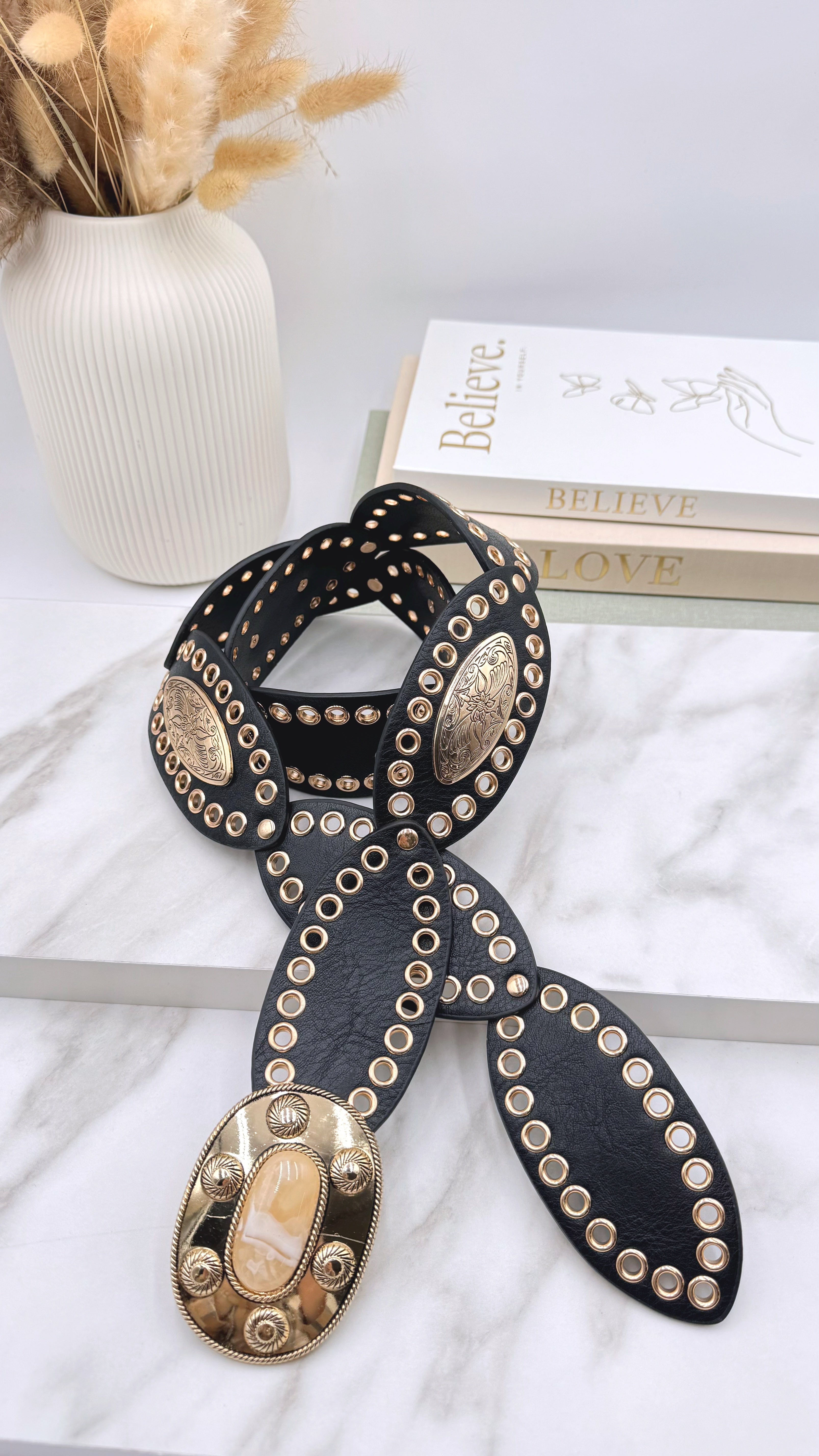 Gürtel Wild Harmony *Schwarz/Gold*